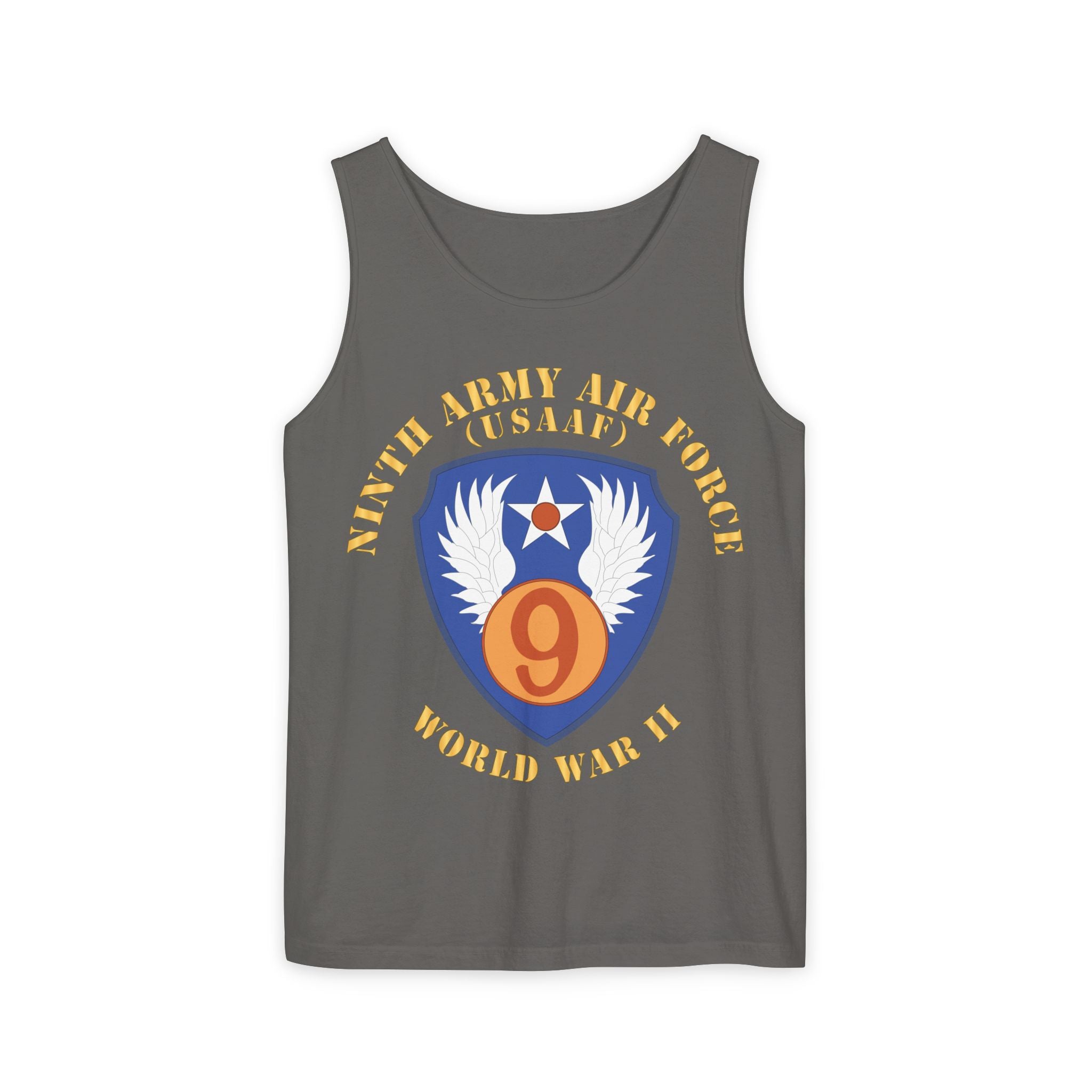 Unisex Garment-Dyed Tank Top - AAC - SSI - 9th Air Force - WWII - USAAF x 300