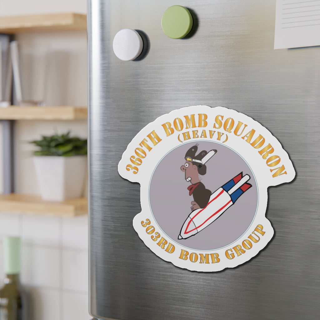 Die-Cut Magnets - AAC - 360th Bomb Squadron - 303rd BG - WWII X 300