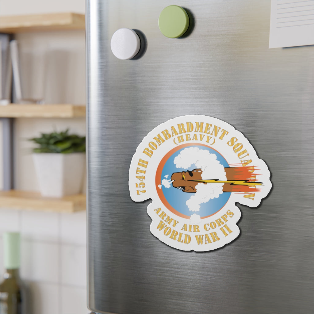 Die-Cut Magnets - AAC - 754th Bombardment Squadron - Army Air Corps - WWII X 300