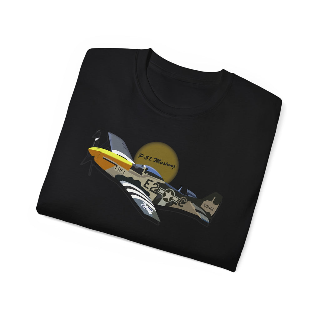 Unisex Ultra Cotton Tee - Army Air Corps P-51 Mustang wo AAC X 300