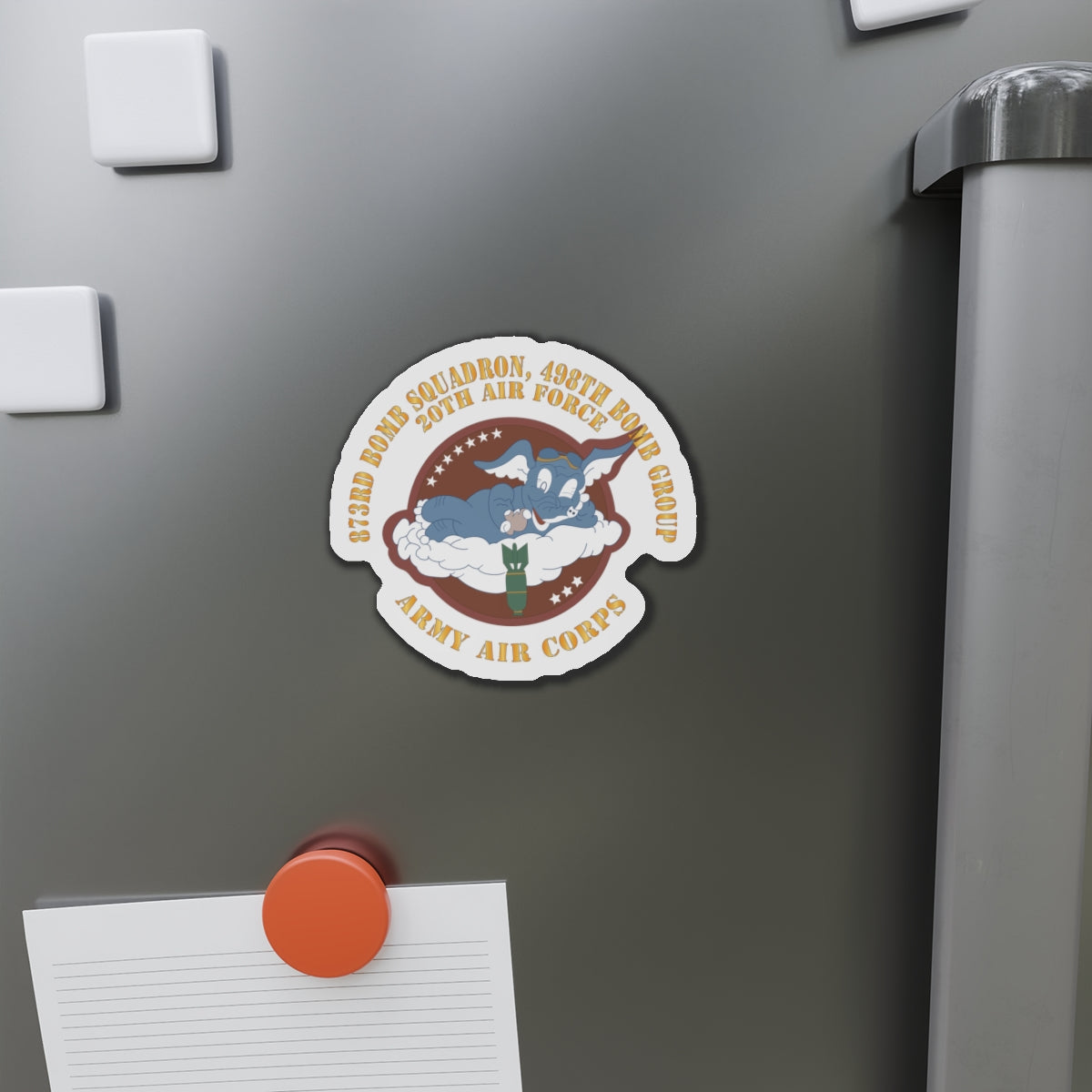 Die-Cut Magnets - AAC - 873rd Bomb Squadron, 498th Bomb Group - 20th AAF X 300