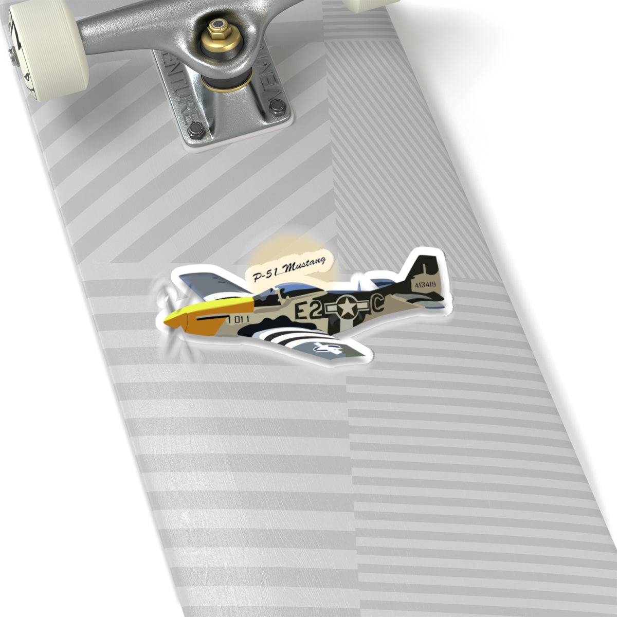 Kiss-Cut Stickers - Army Air Corps P-51 Mustang wo AAC X 300