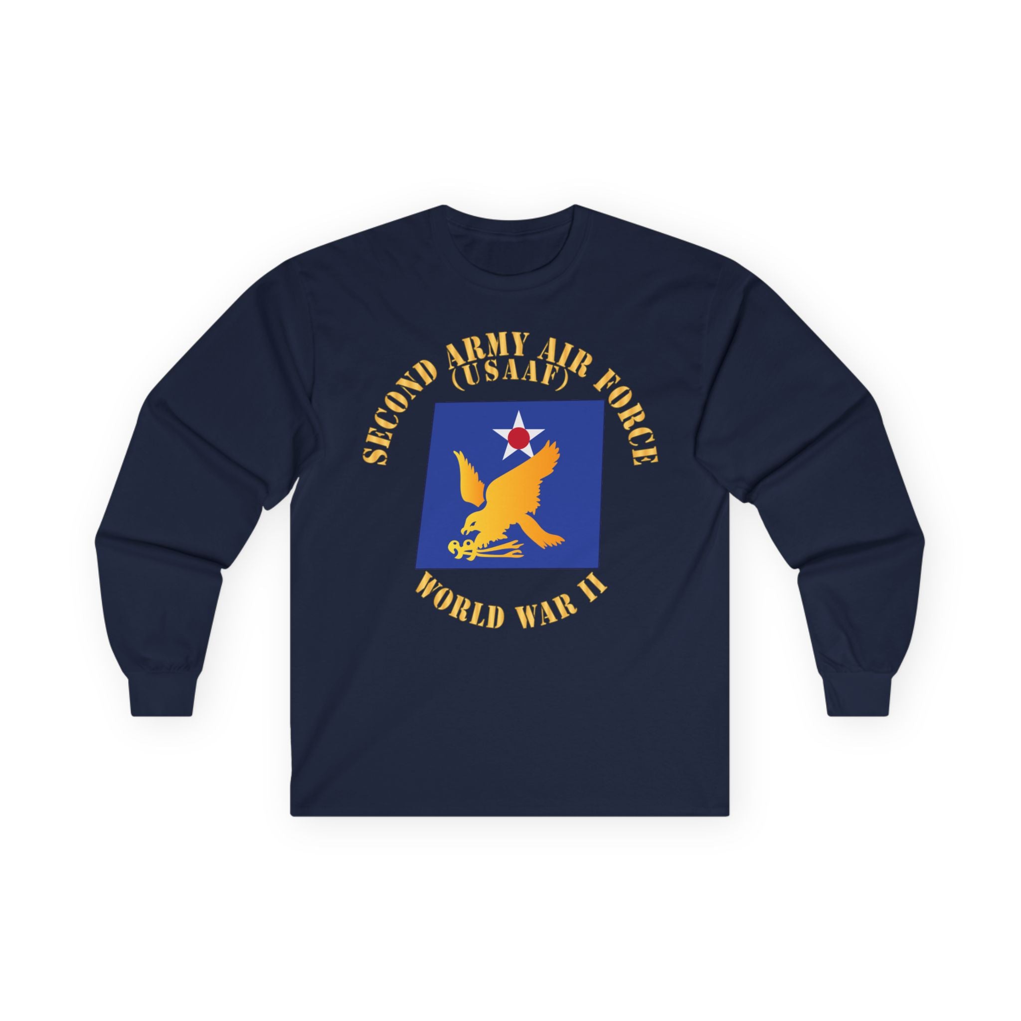 Unisex Long Sleeve Tee - SSI - AAC - 2nd Air Force - WWII - USAAF x 300