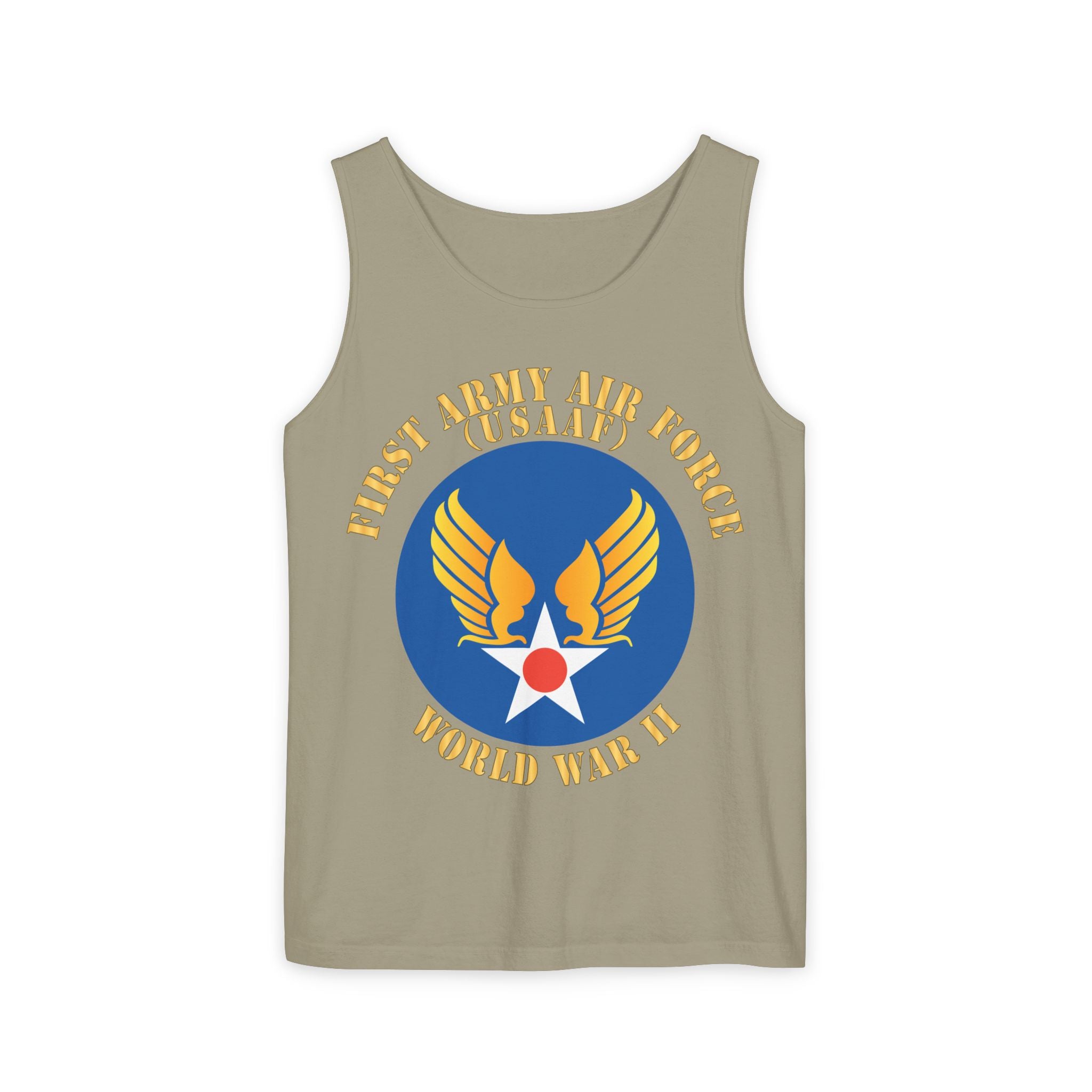 Unisex Garment-Dyed Tank Top - SSI - AAC - 1st Army Air Force - WWII - USAAF x 300