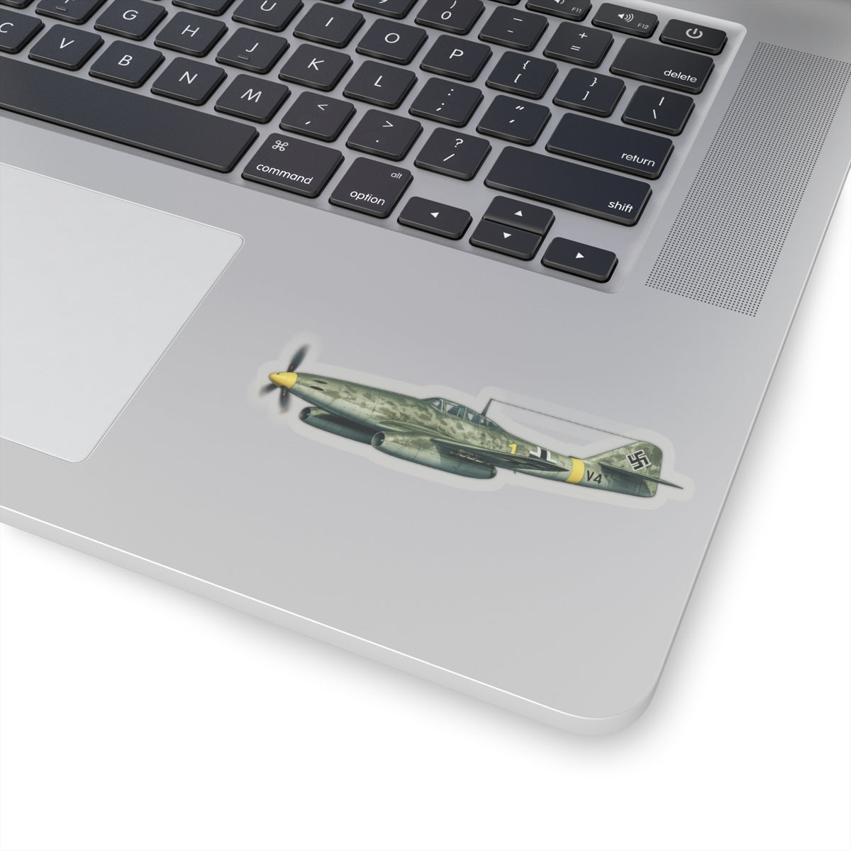 Kiss-Cut Stickers - WWII - Fighter Aircraft - Messerschmitt Me 262 - Profile - Left - In Flight
