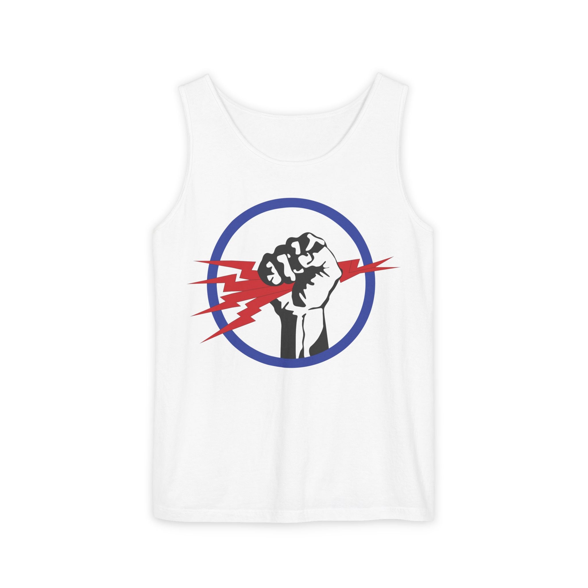 Unisex Garment-Dyed Tank Top - AAC - 827th Bomb Squadron, 484th Bomb Group - 15th AAF wo Txt X 300