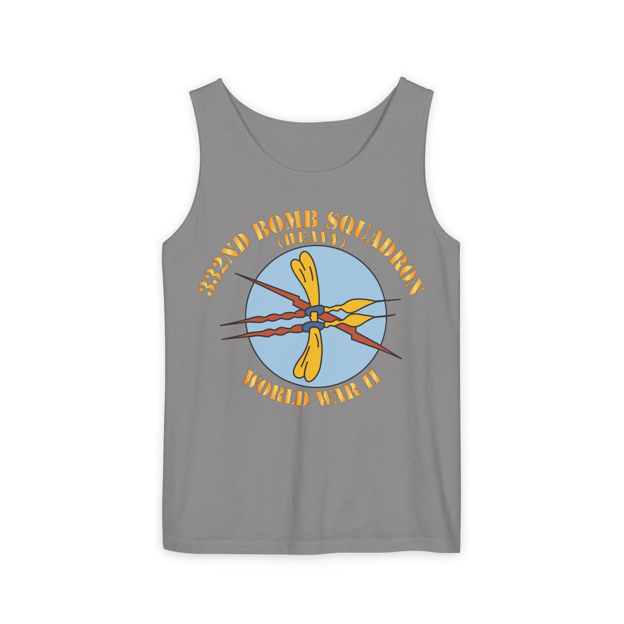 Unisex Garment-Dyed Tank Top - AAC - 332nd Bomb Squadron WWII X 300