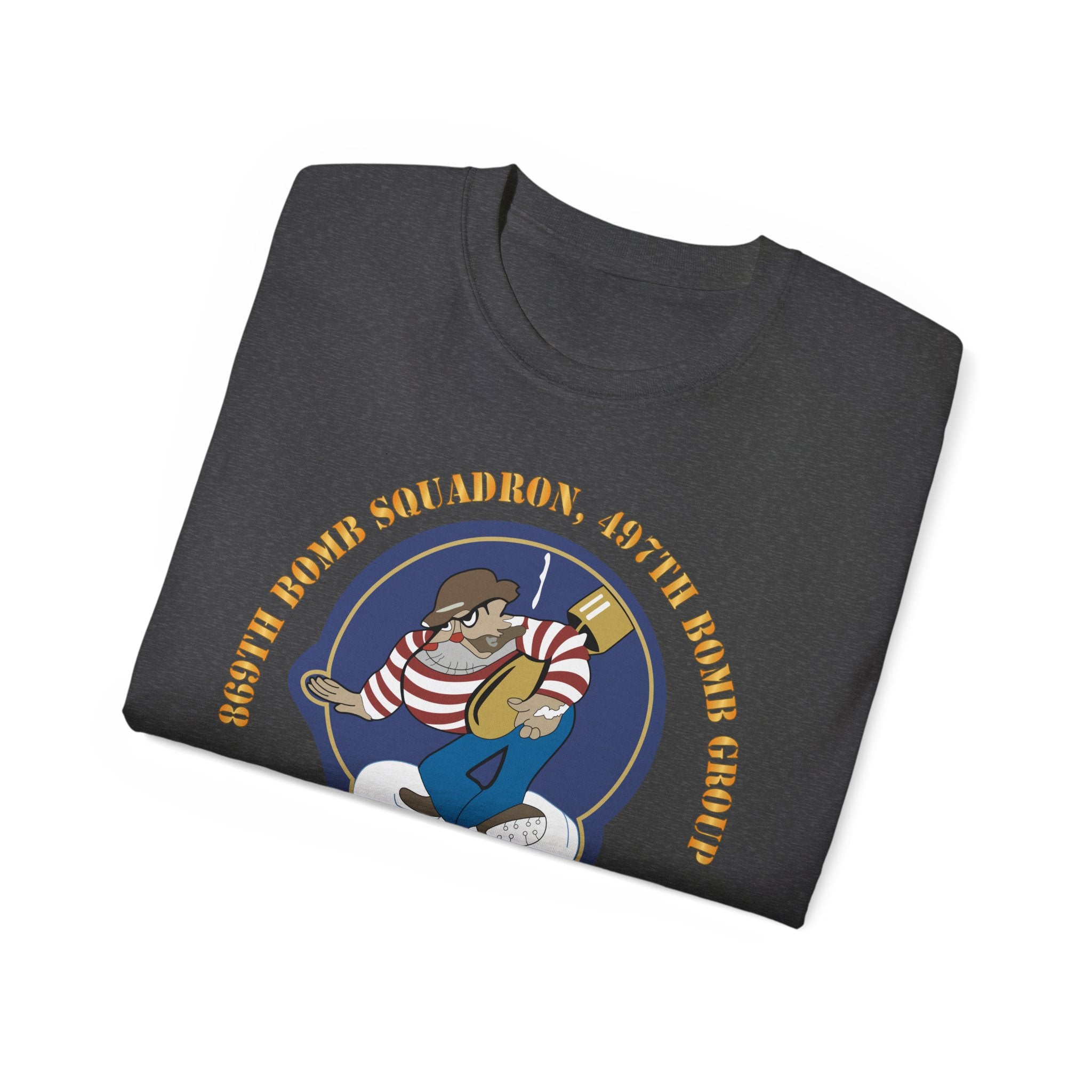 Unisex Ultra Cotton Tee - AAC - 869th Bomb Squadron, 497th Bomb Group X 300