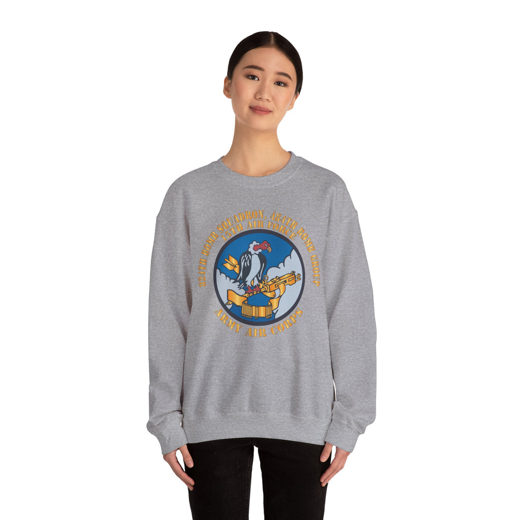 Crewneck Sweatshirt - AAC - 824th Bomb Squadron, 484th Bomb Group - 15th AAF X 300