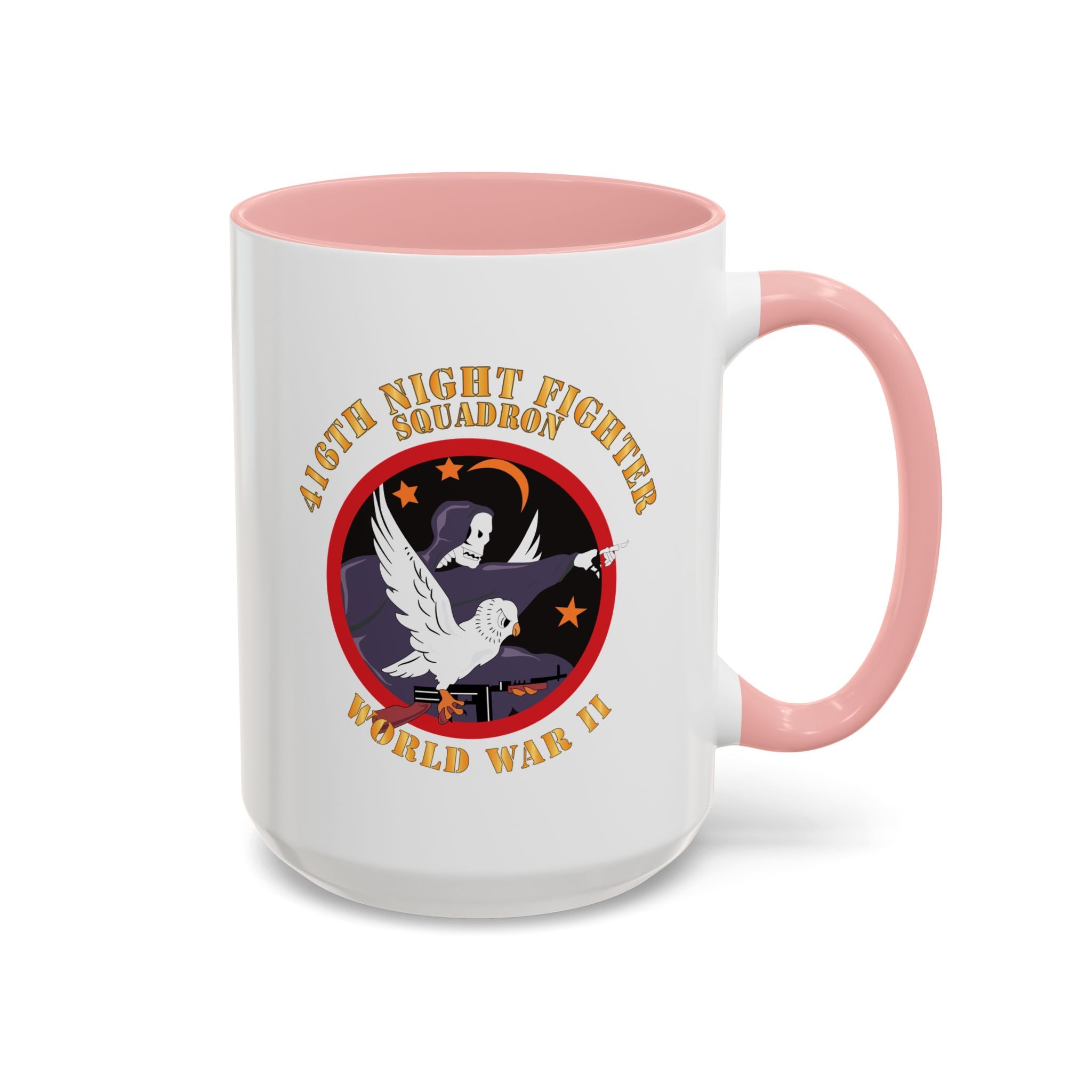 Accent Coffee Mug - AAC - 416th Night Fighter Squadron - WWII X 300