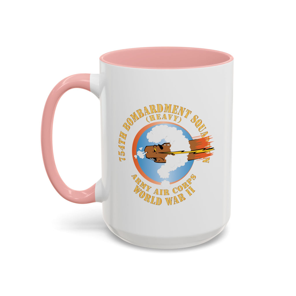 Accent Coffee Mug - AAC - 754th Bombardment Squadron - Army Air Corps - WWII X 300
