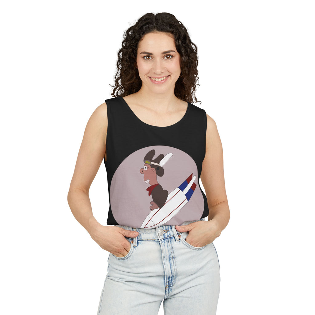 Unisex Garment-Dyed Tank Top - AAC - 360th Bombardment Squadron wo Txt X 300