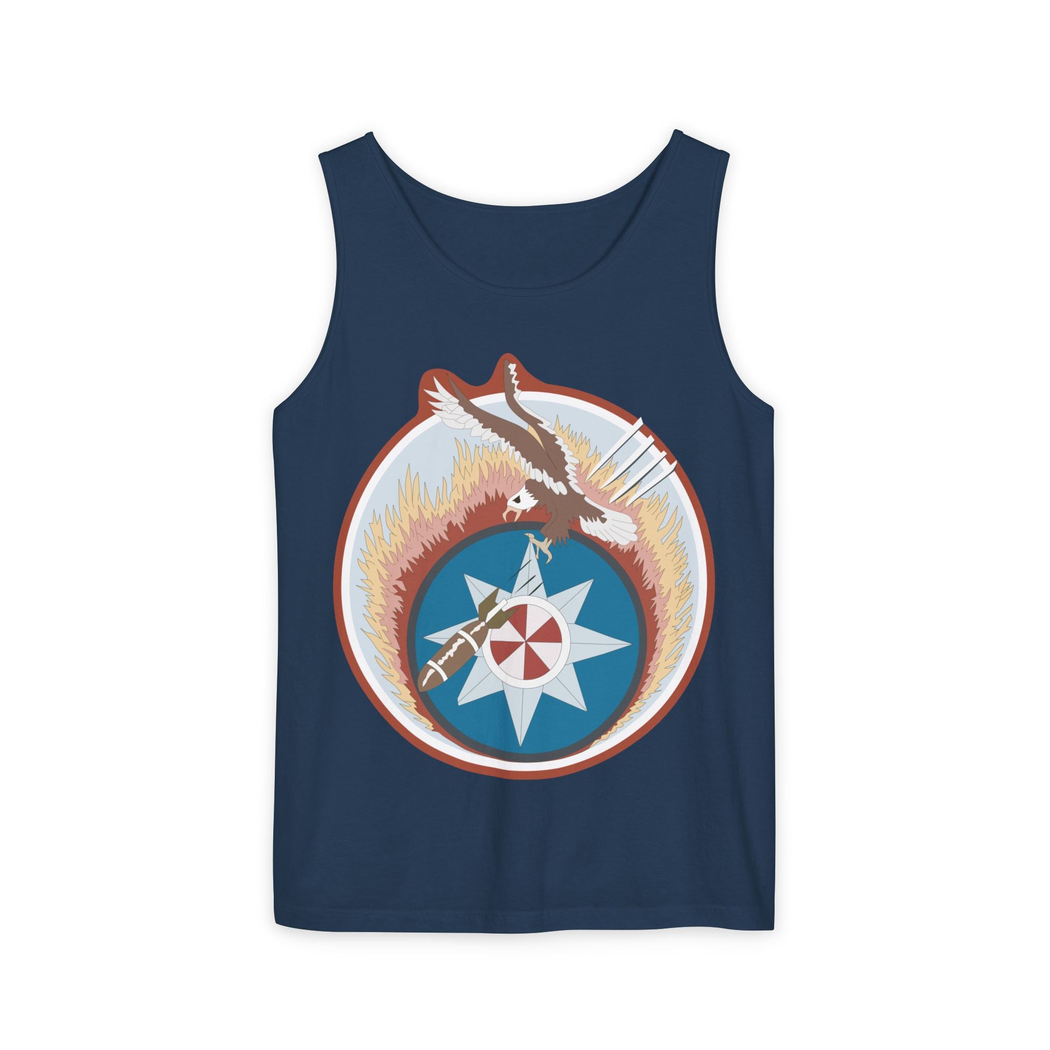 Unisex Garment-Dyed Tank Top - AAC - 773rd Bomb Squadron, 463rd Bomb Group - 15th AF wo Txt X 300