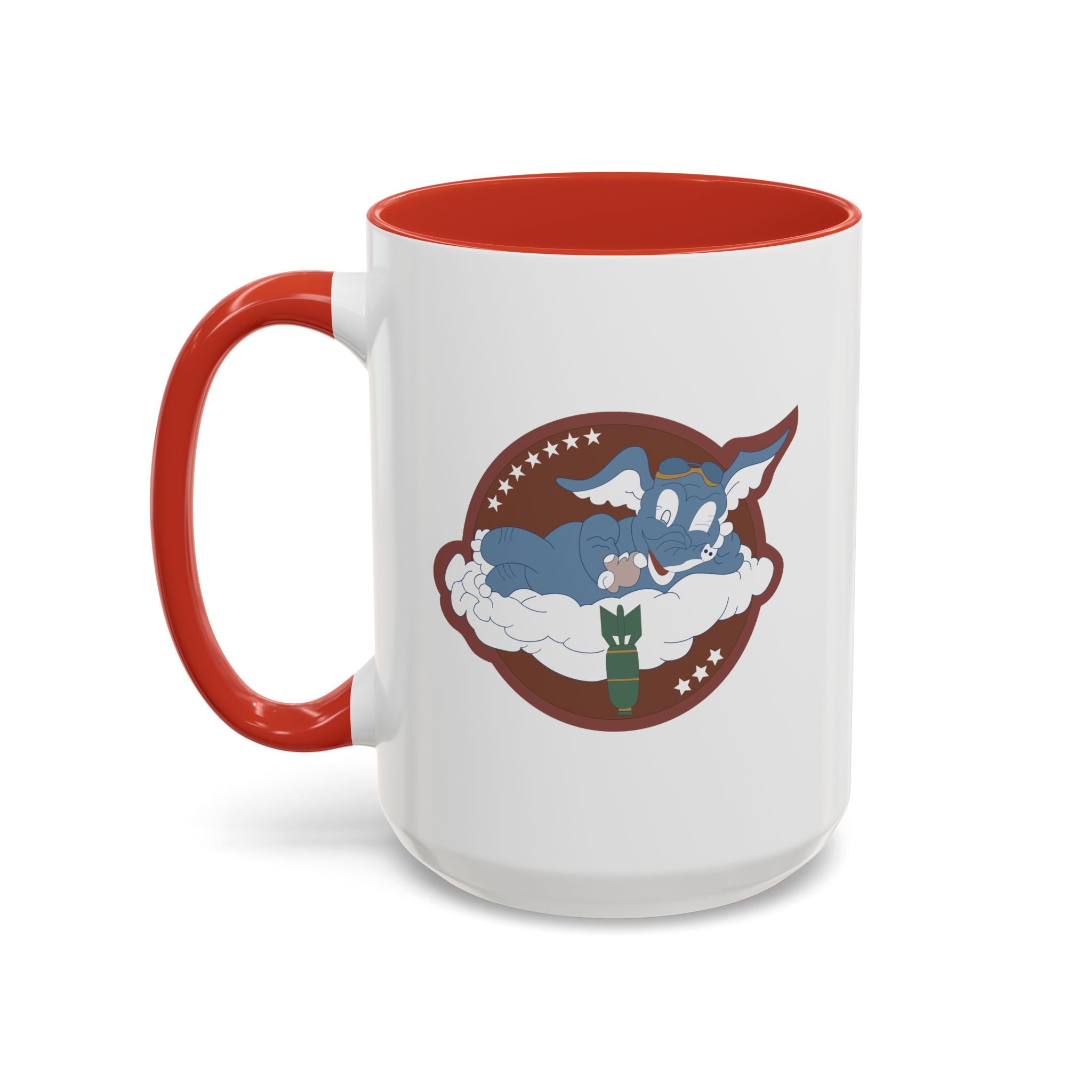 Accent Coffee Mug - AAC - 873rd Bomb Squadron, 498th Bomb Group - 20th AAF wo Txt X 300