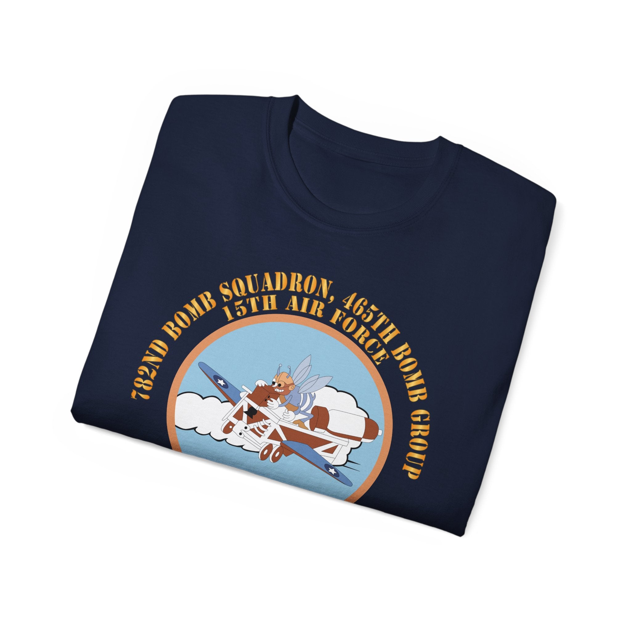 Unisex Ultra Cotton Tee - AAC - 782nd Bomb Squadron, 465th Bomb Group - 15th AF X 300