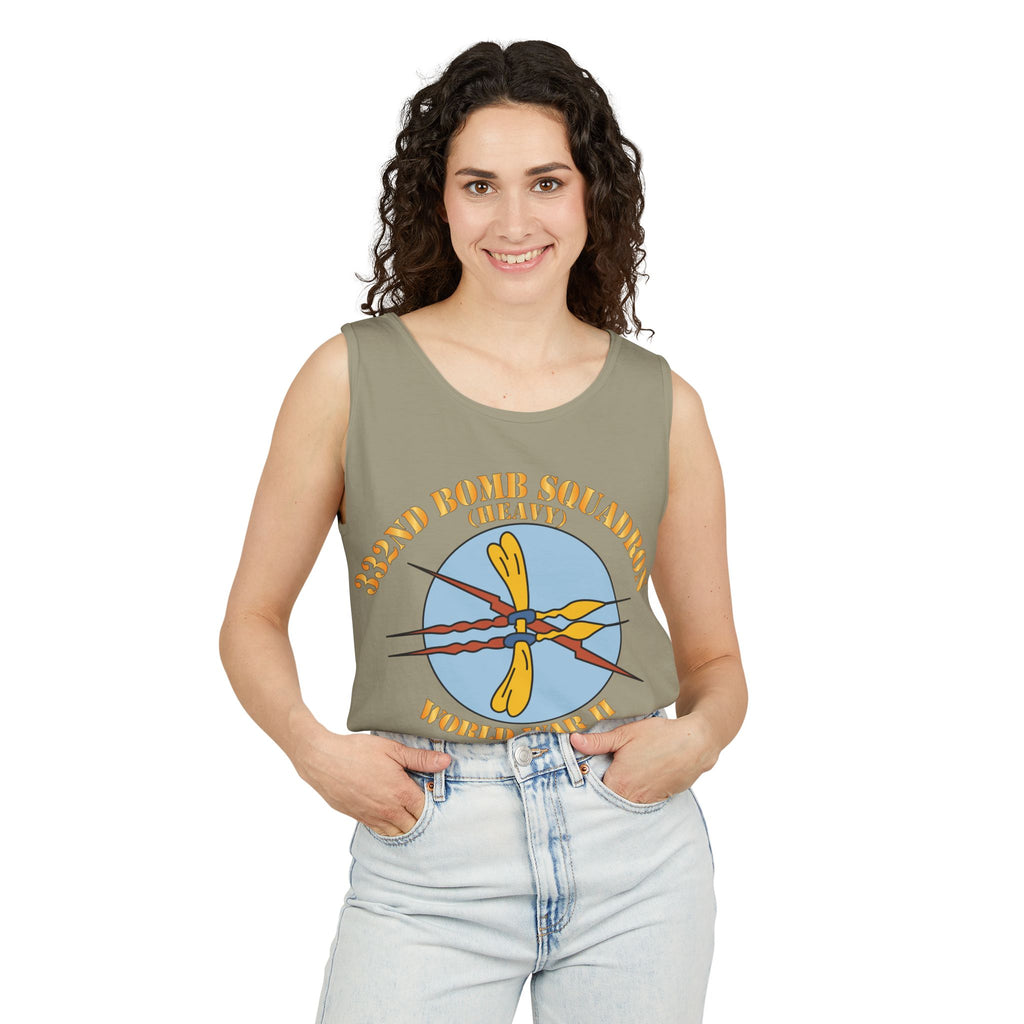 Unisex Garment-Dyed Tank Top - AAC - 332nd Bomb Squadron WWII X 300