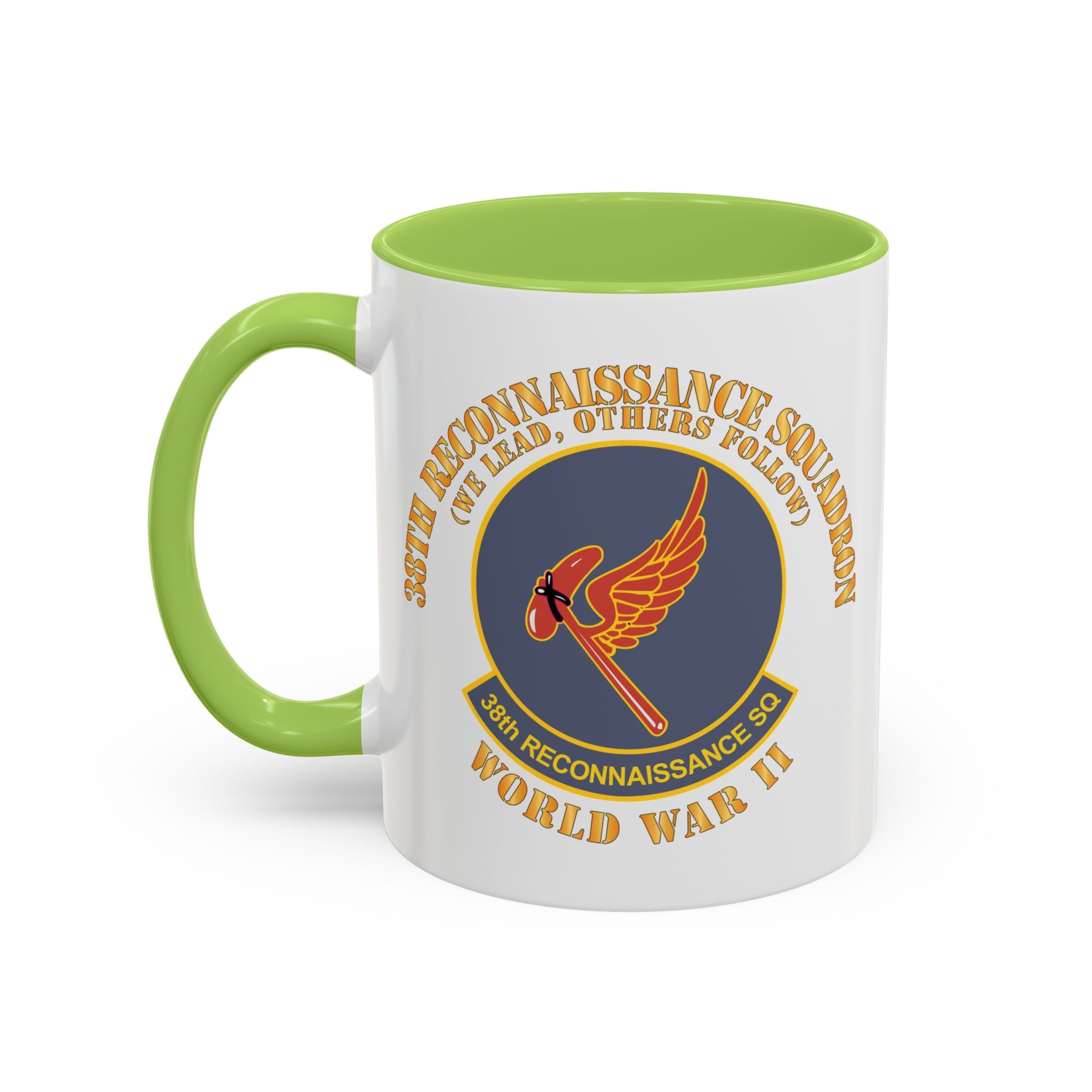 Accent Coffee Mug - AAC - 38th Reconnaissance Squadron - WWII X 300