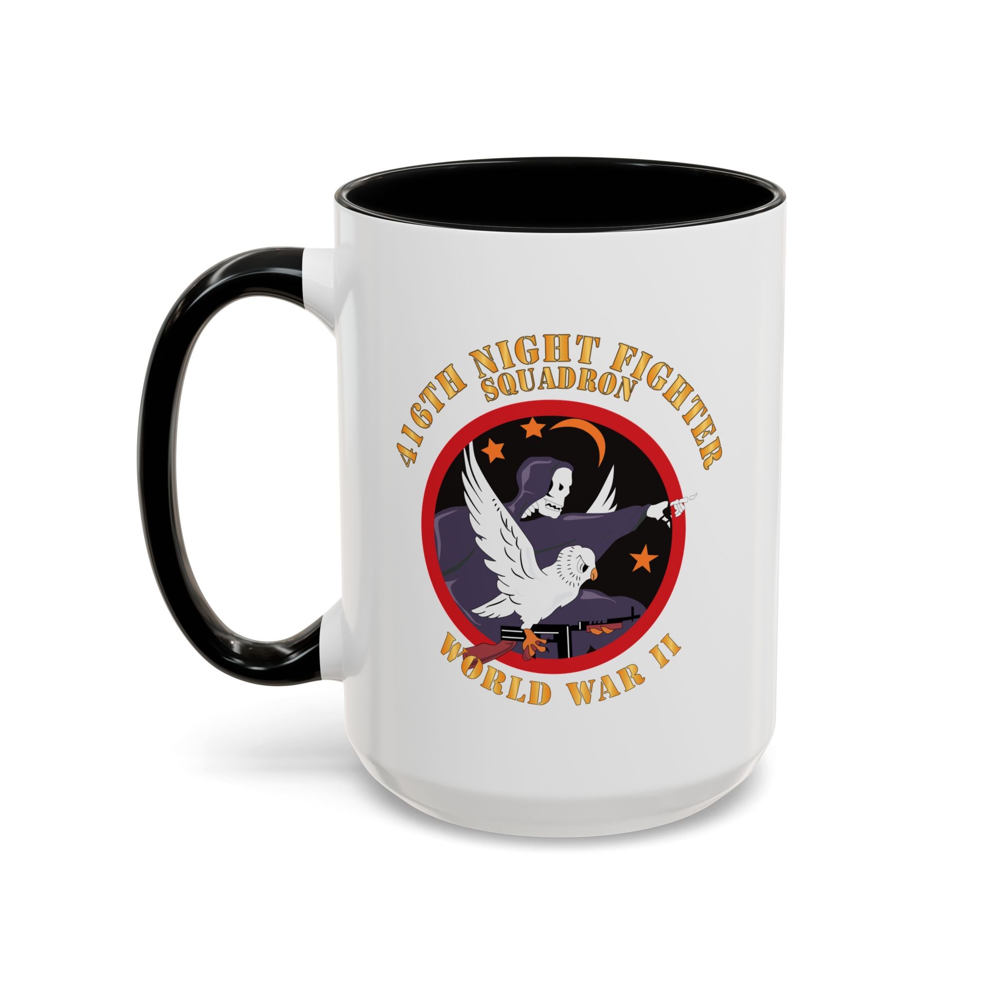 Accent Coffee Mug - AAC - 416th Night Fighter Squadron - WWII X 300