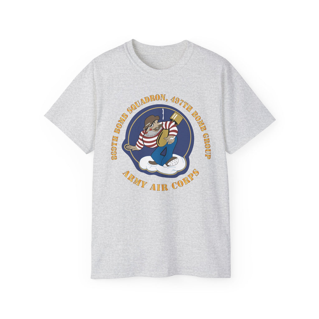 Unisex Ultra Cotton Tee - AAC - 869th Bomb Squadron, 497th Bomb Group X 300