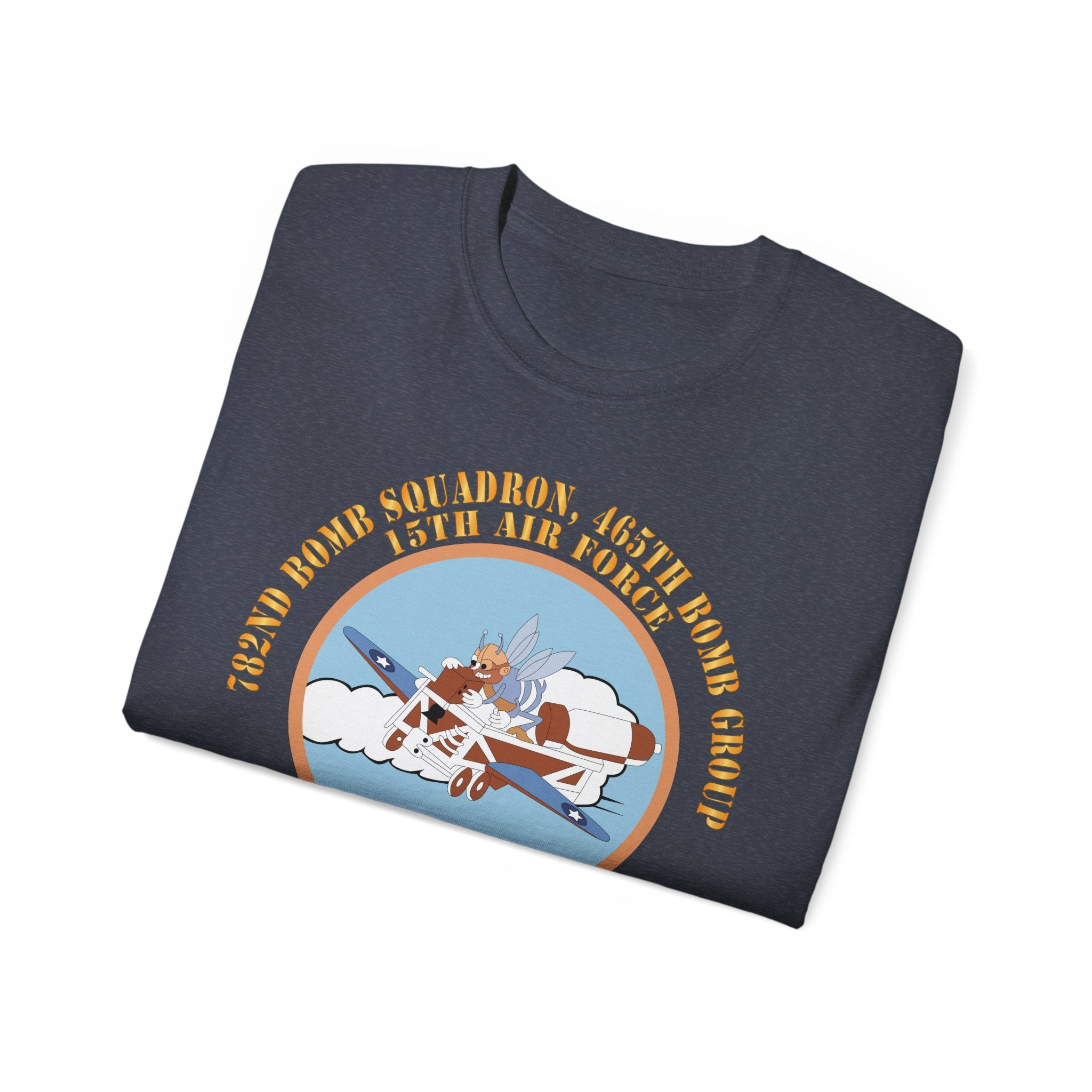 Unisex Ultra Cotton Tee - AAC - 782nd Bomb Squadron, 465th Bomb Group - 15th AF X 300