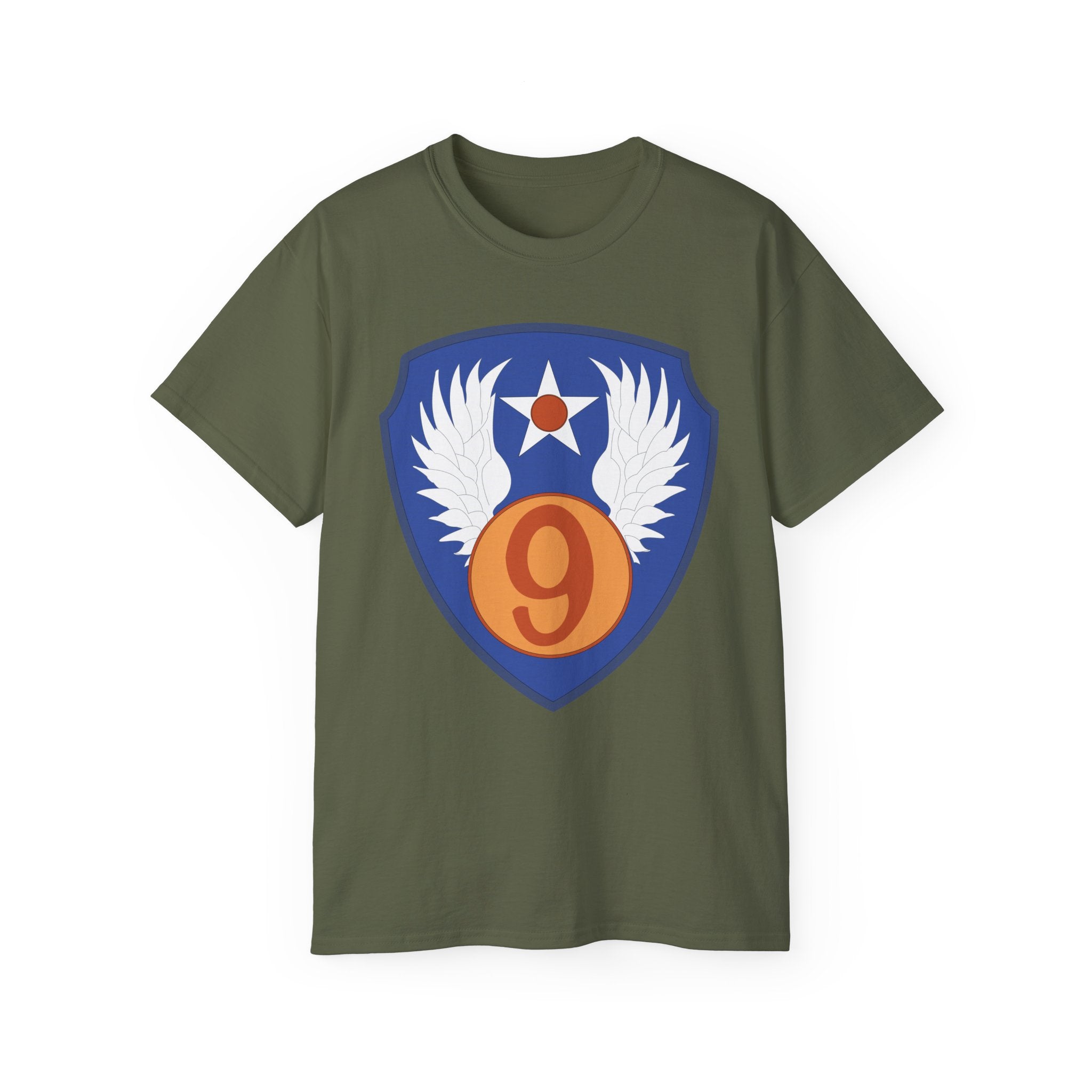 Unisex Ultra Cotton Tee - AAC - SSI - 9th Air Force wo Txt X 300