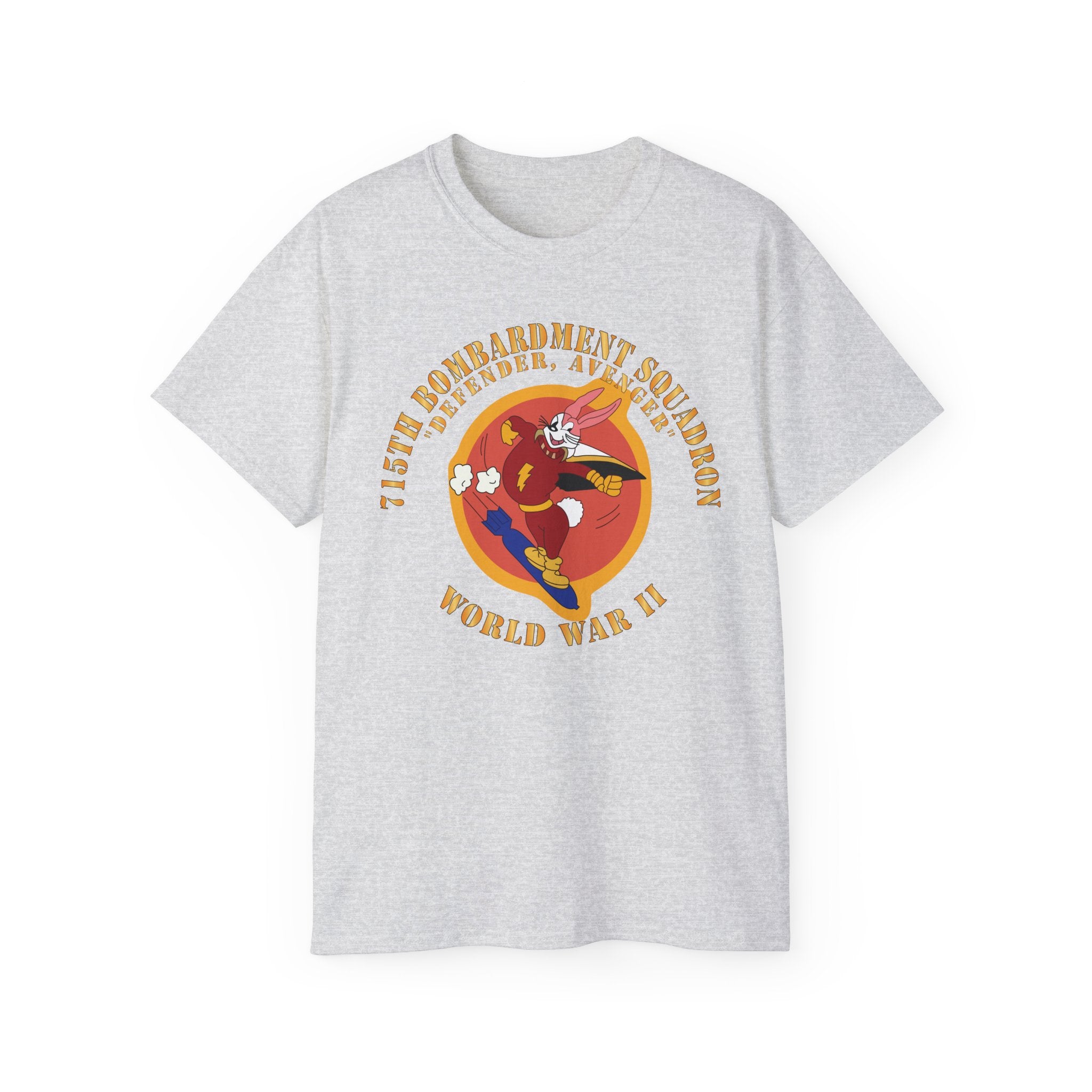 Unisex Ultra Cotton Tee - ACC - 715th  Bombardment Squadron - Defender, Avenger - World War II X 300