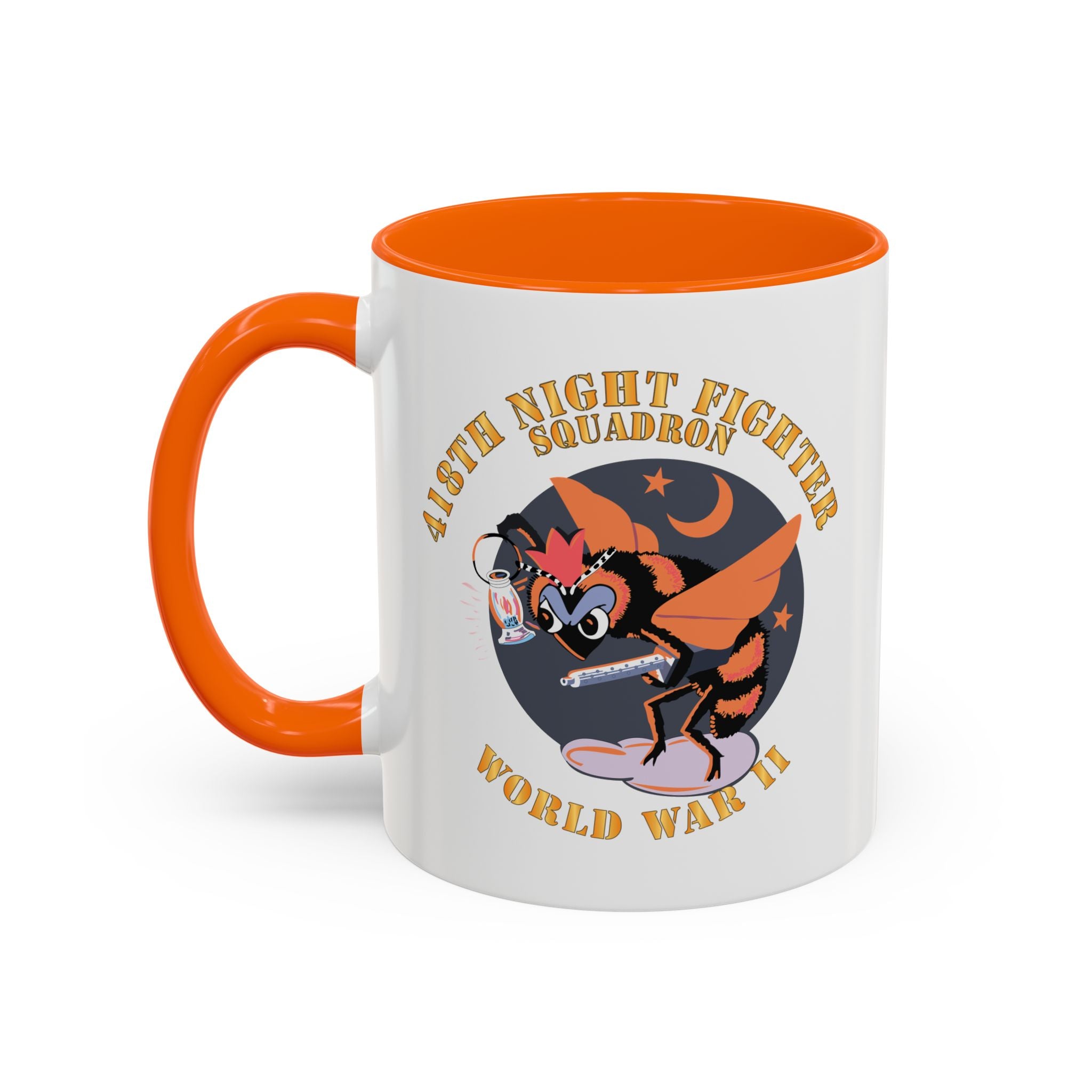 Accent Coffee Mug - AAC - 418th Night Fighter Squadron - WWII X 300