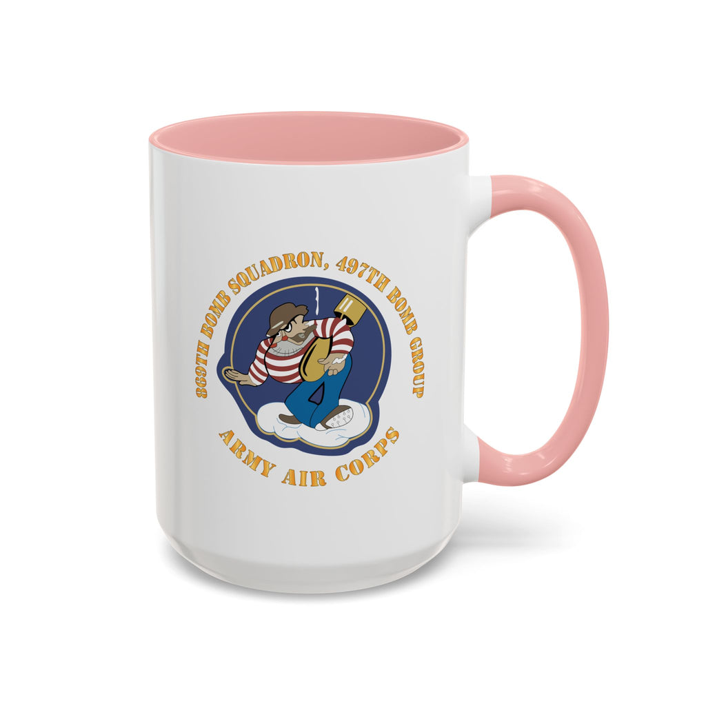 Accent Coffee Mug - AAC - 869th Bomb Squadron, 497th Bomb Group X 300