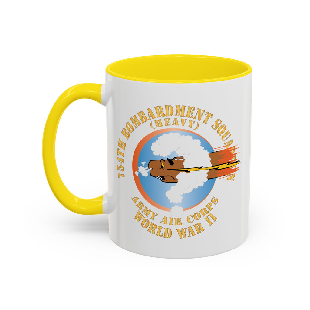 Accent Coffee Mug - AAC - 754th Bombardment Squadron - Army Air Corps - WWII X 300