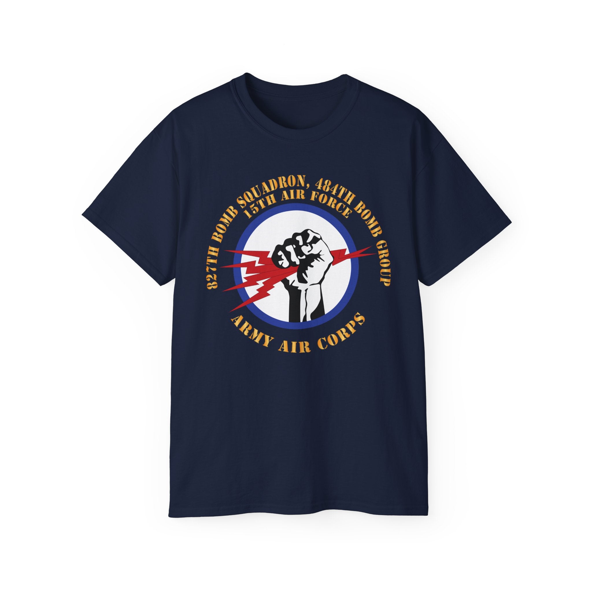 Unisex Ultra Cotton Tee - AAC - 827th Bomb Squadron, 484th Bomb Group - 15th AAF X 300