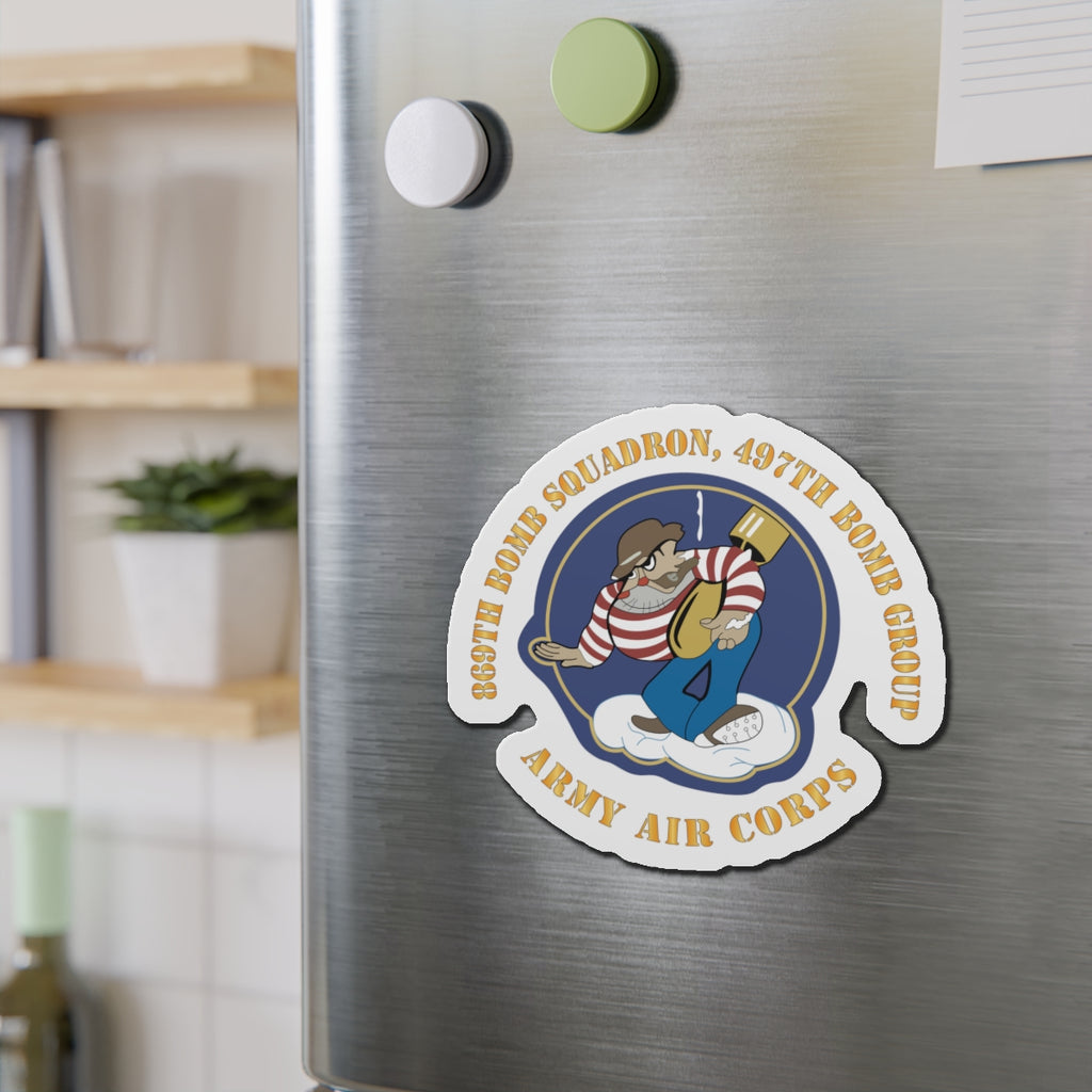 Die-Cut Magnets - AAC - 869th Bomb Squadron, 497th Bomb Group X 300