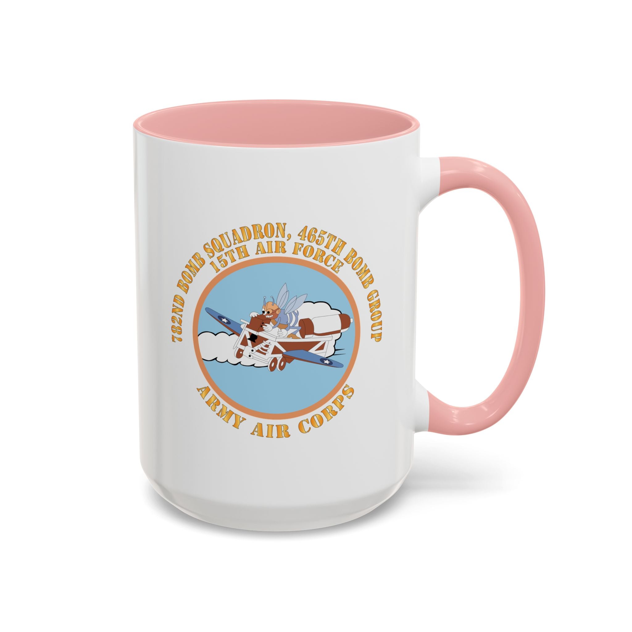 Accent Coffee Mug - AAC - 782nd Bomb Squadron, 465th Bomb Group - 15th AF X 300