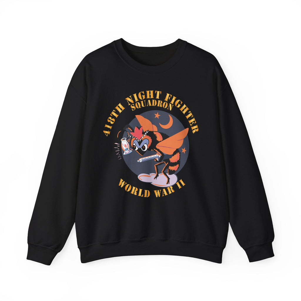Crewneck Sweatshirt - AAC - 418th Night Fighter Squadron - WWII X 300
