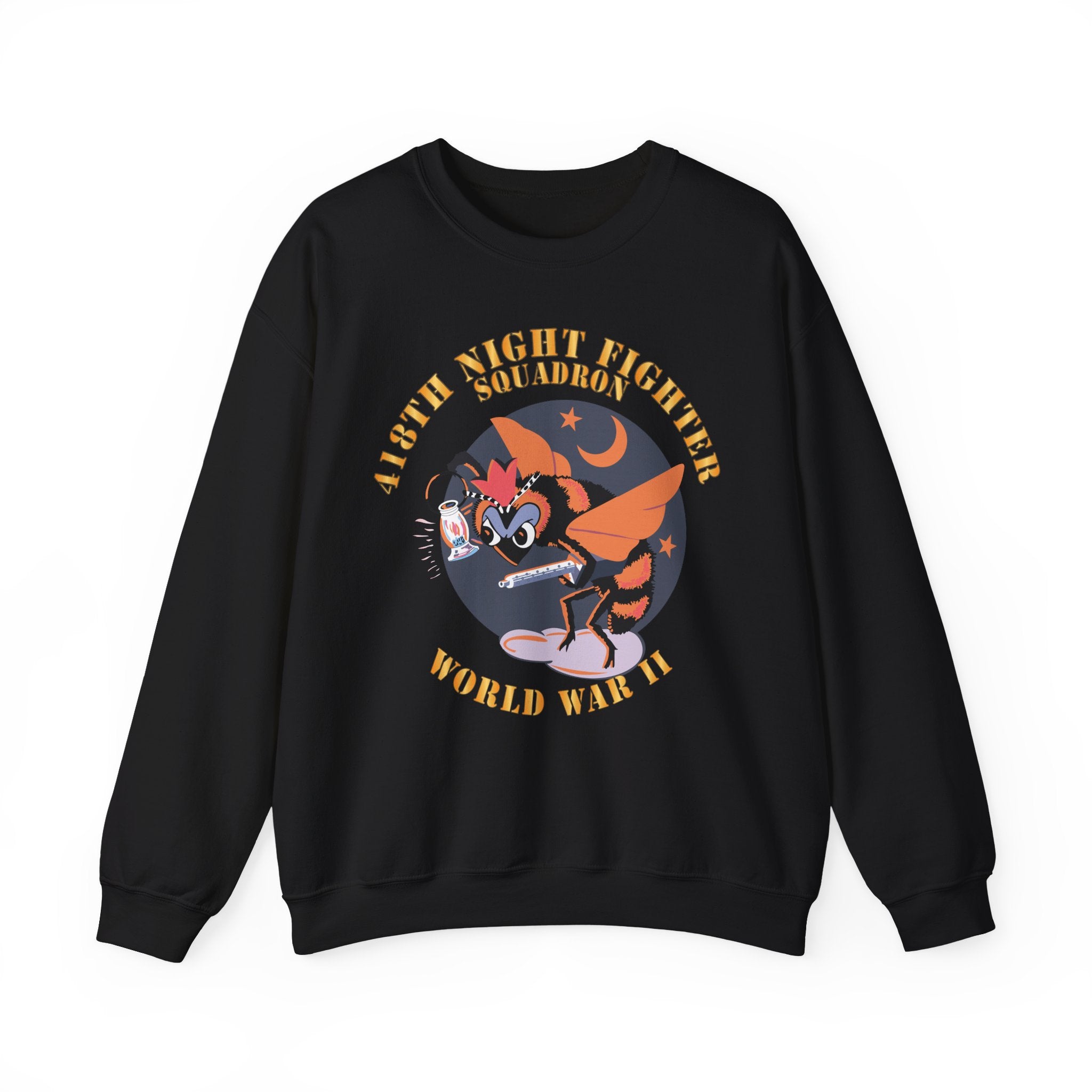 Crewneck Sweatshirt - AAC - 418th Night Fighter Squadron - WWII X 300