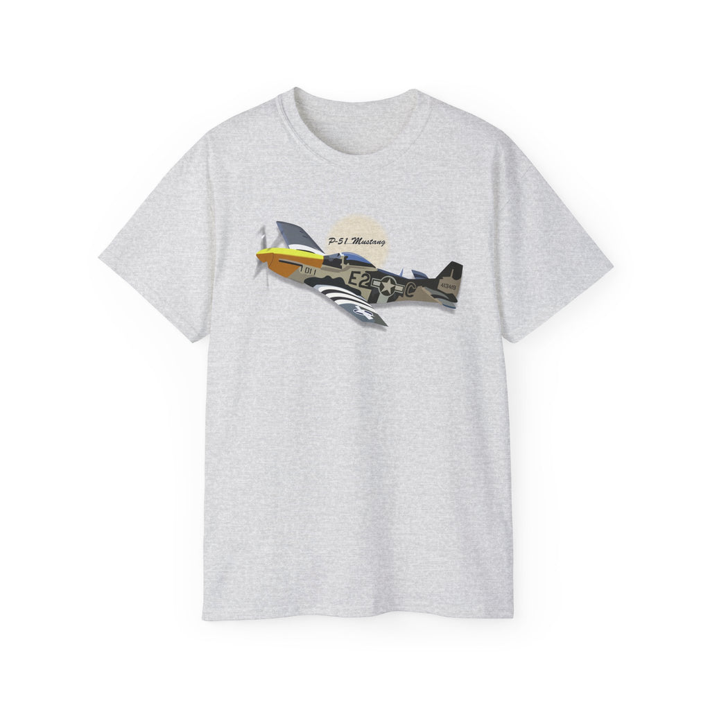 Unisex Ultra Cotton Tee - Army Air Corps P-51 Mustang wo AAC X 300