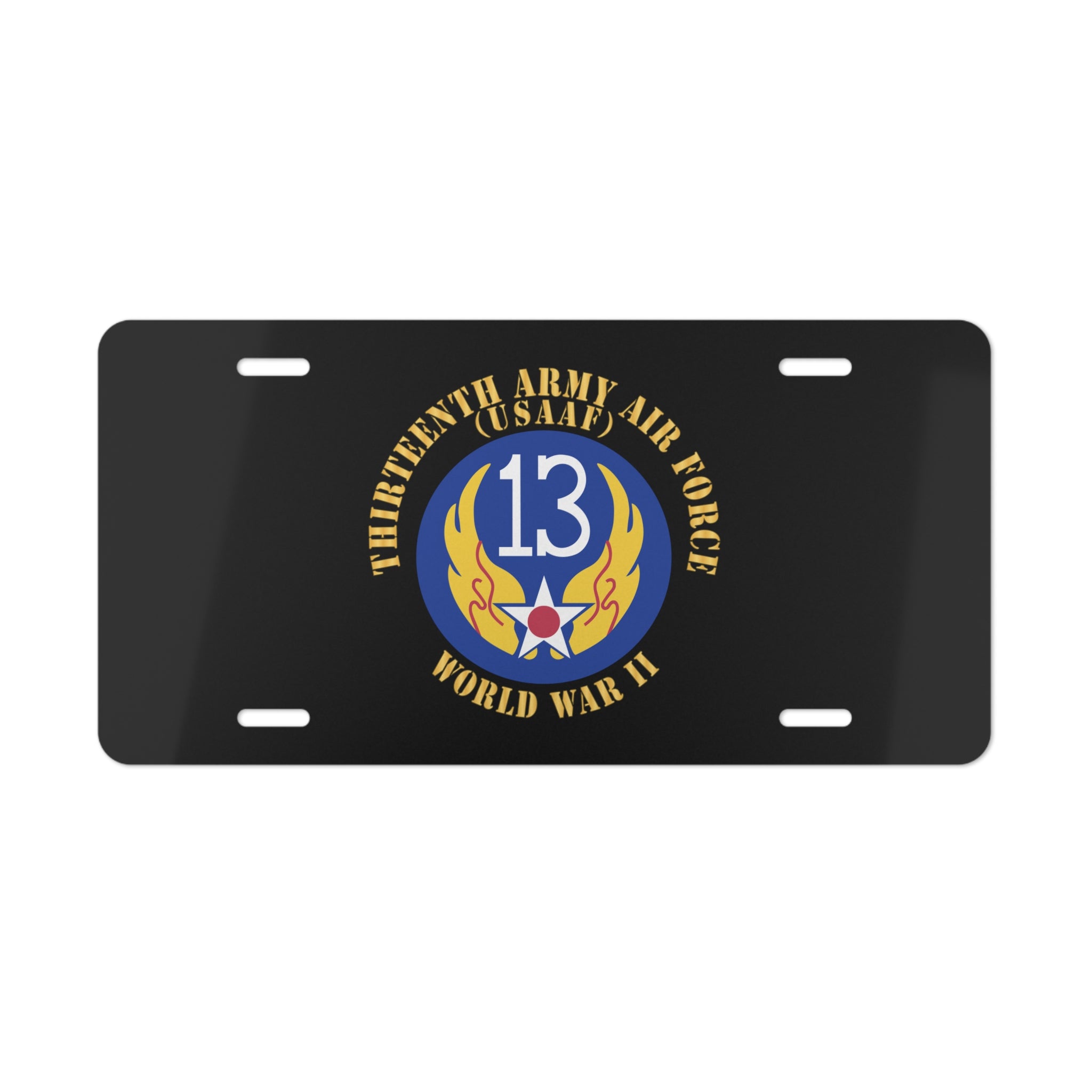 License Plate - AAC - SSI - 13th Air Force - WWII - USAAF x 300