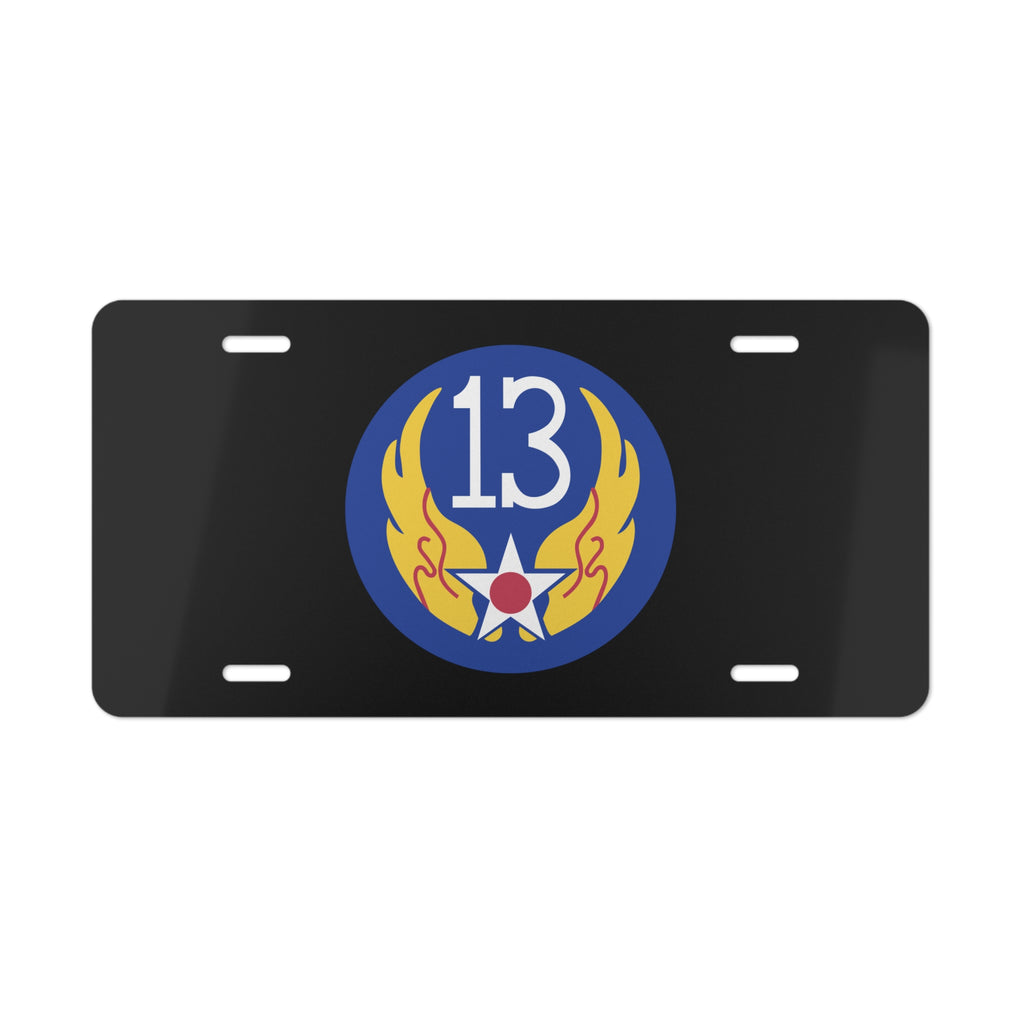 License Plate - AAC - SSI - 13th Air Force wo Txt X 300