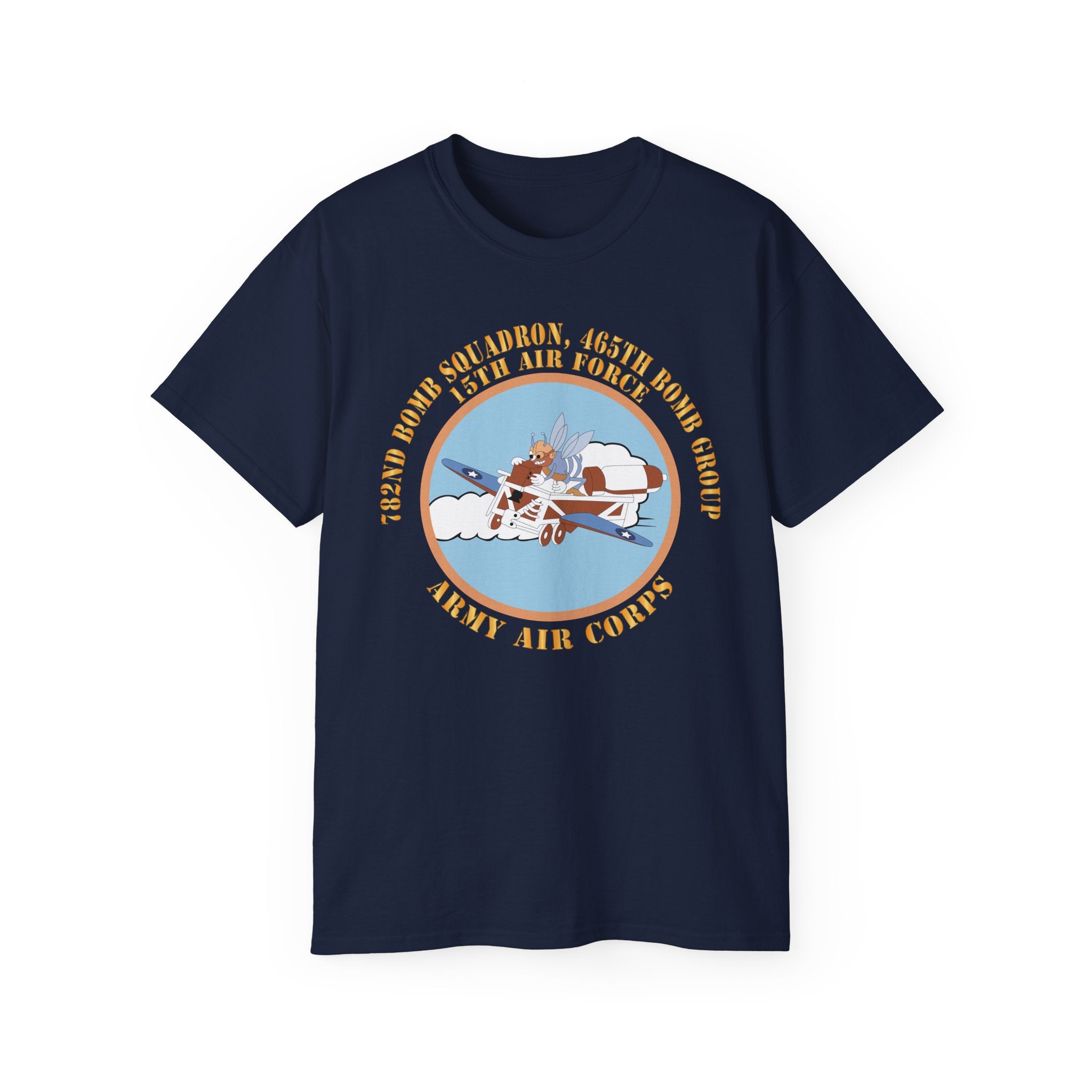 Unisex Ultra Cotton Tee - AAC - 782nd Bomb Squadron, 465th Bomb Group - 15th AF X 300