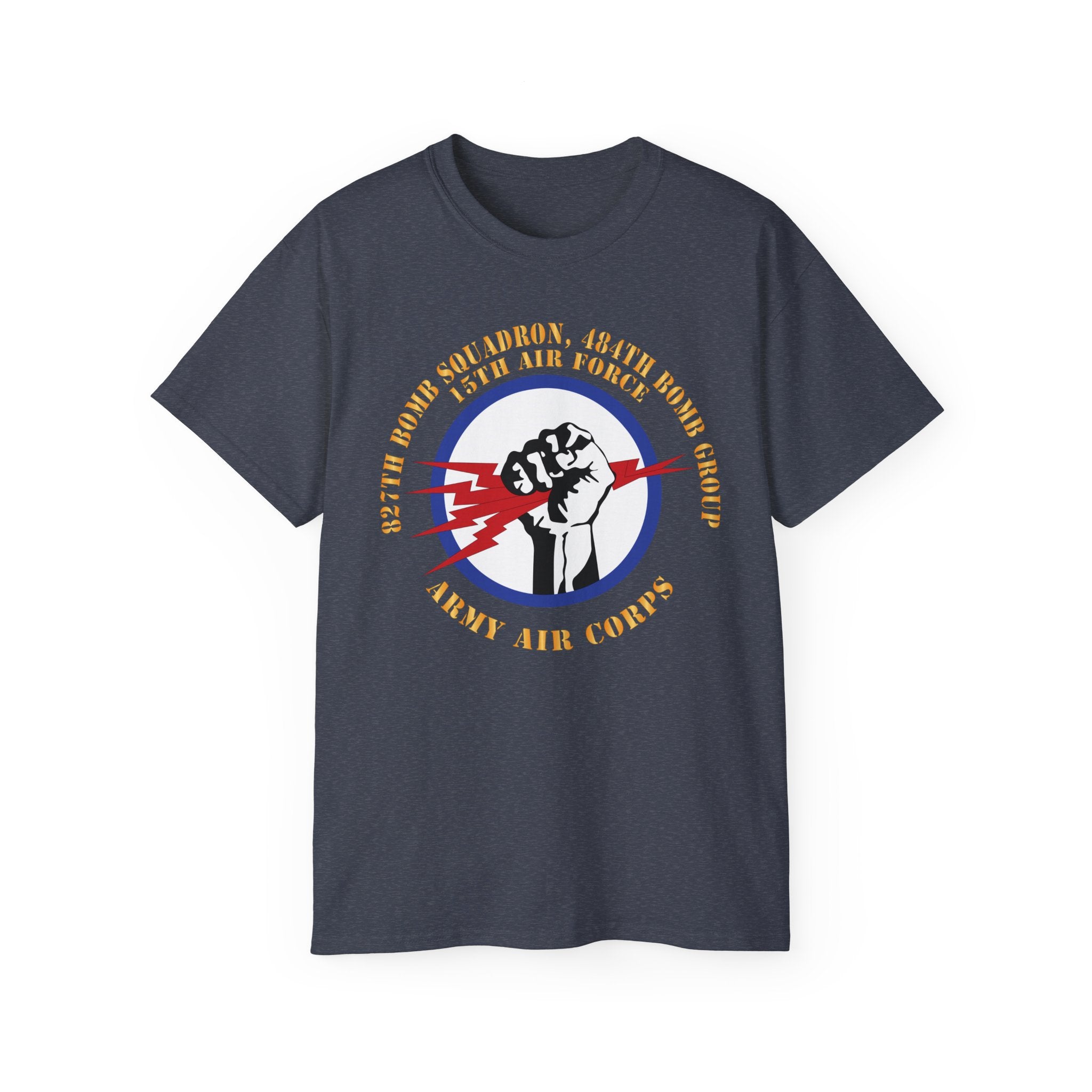 Unisex Ultra Cotton Tee - AAC - 827th Bomb Squadron, 484th Bomb Group - 15th AAF X 300