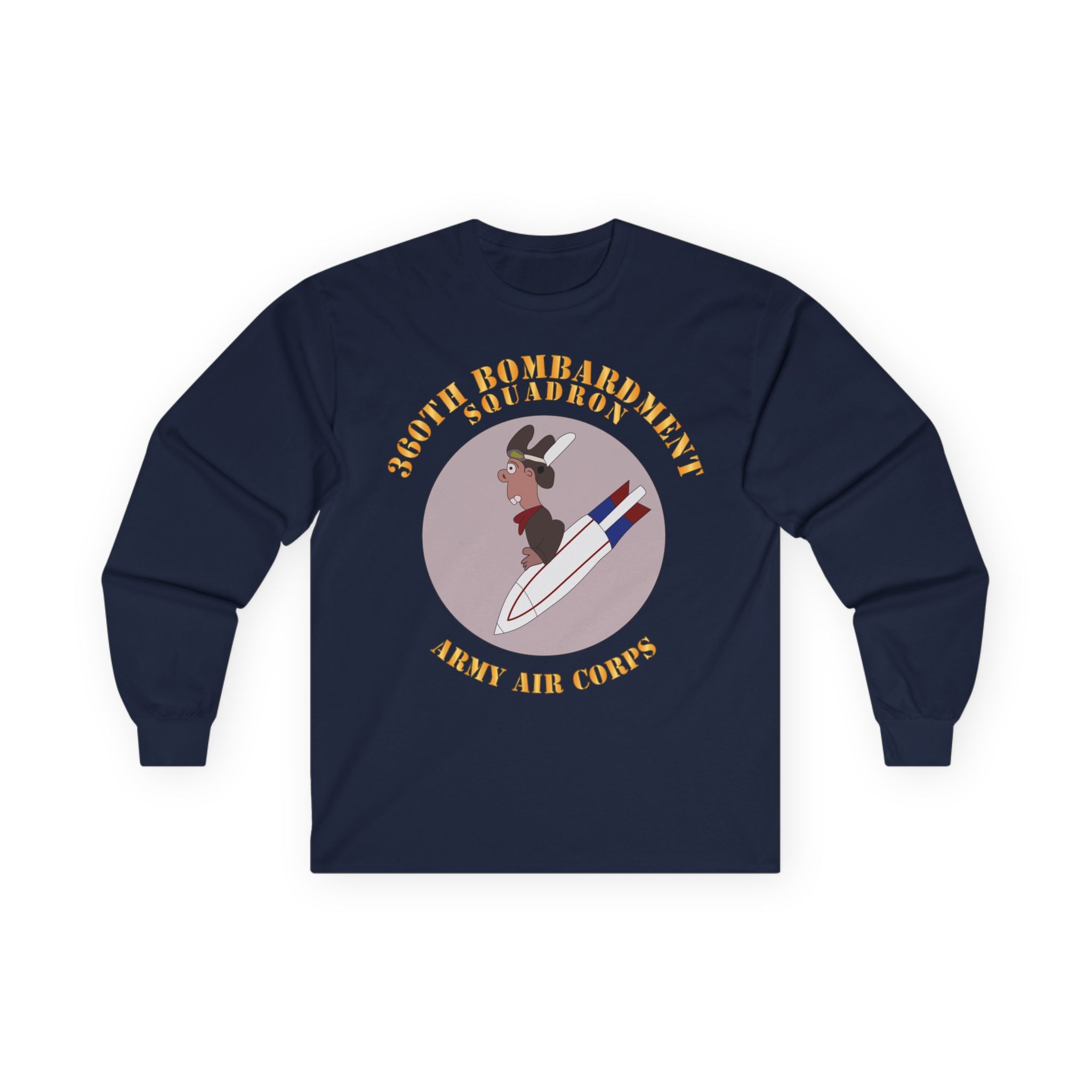Unisex Long Sleeve Tee - AAC - 360th Bombardment Squadron X 300