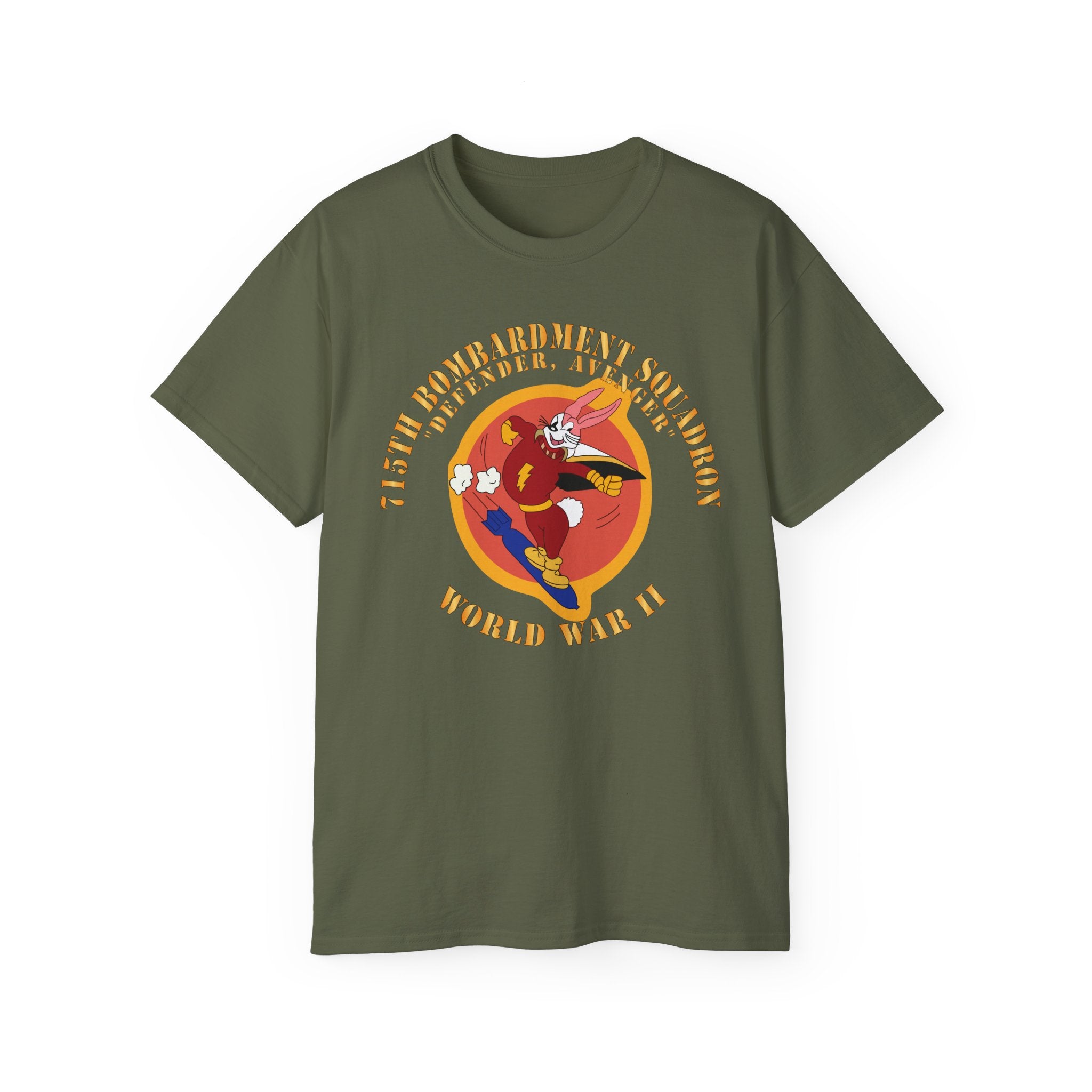 Unisex Ultra Cotton Tee - ACC - 715th  Bombardment Squadron - Defender, Avenger - World War II X 300