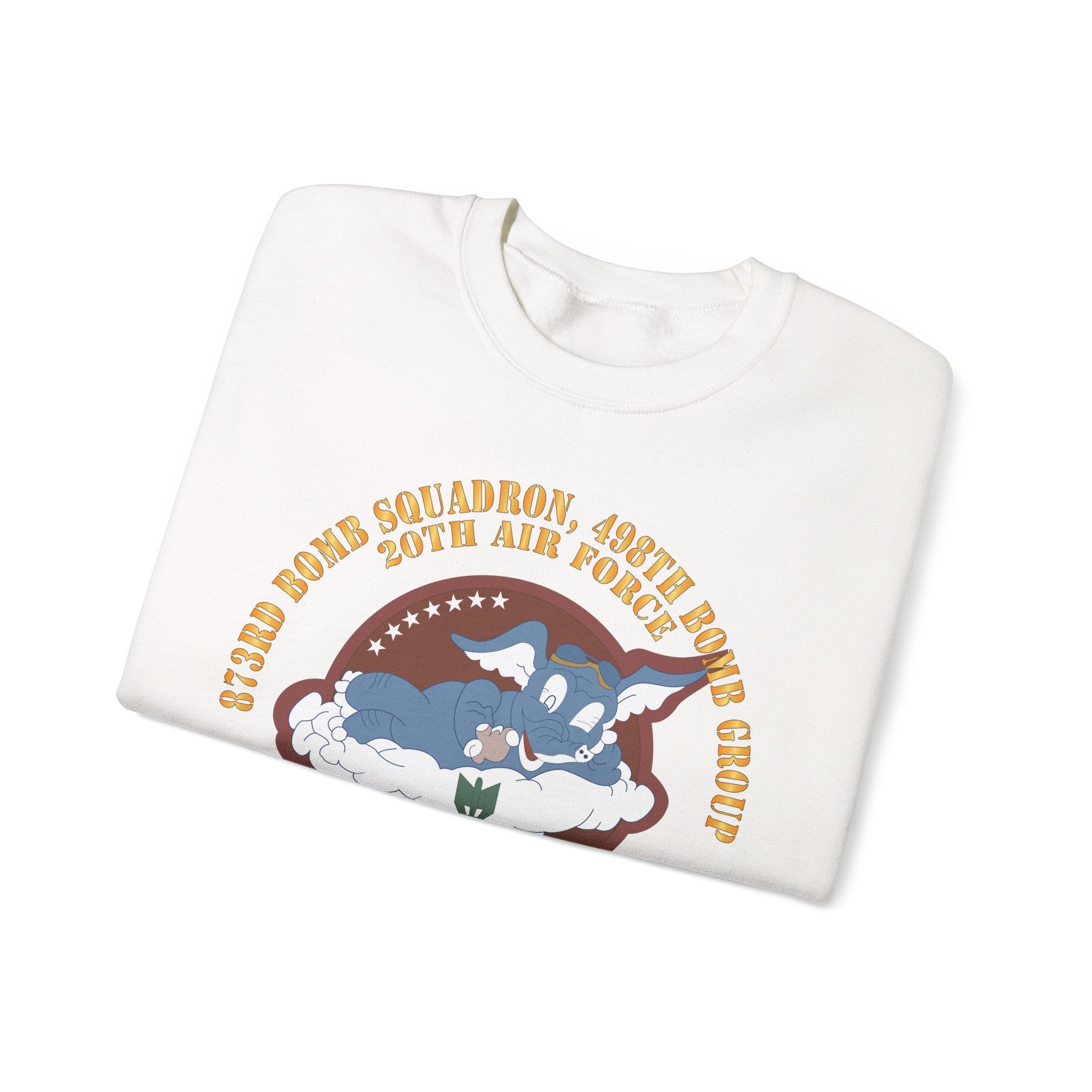 Crewneck Sweatshirt - AAC - 873rd Bomb Squadron, 498th Bomb Group - 20th AAF X 300