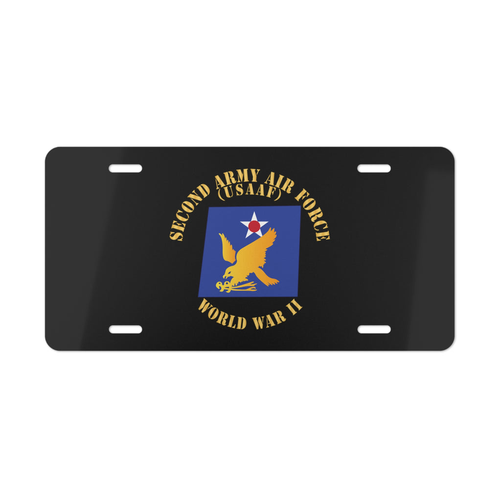 License Plate - SSI - AAC - 2nd Air Force - WWII - USAAF x 300
