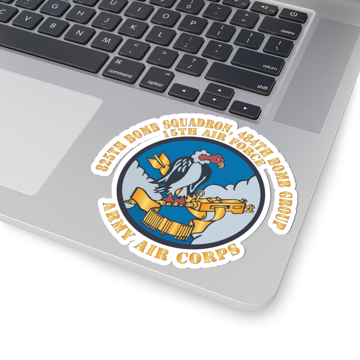Kiss-Cut Stickers - AAC - 825th Bomb Squadron, 484th Bomb Group - 15th AAF X 300