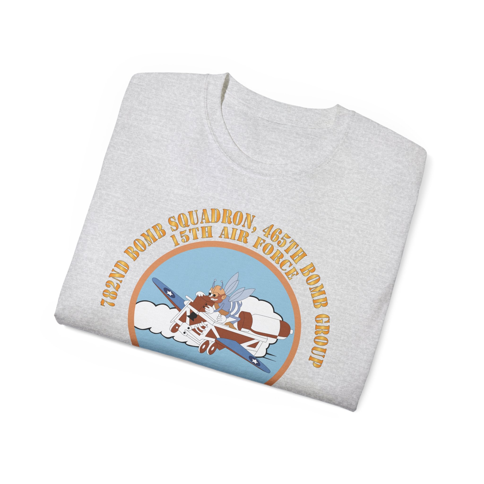 Unisex Ultra Cotton Tee - AAC - 782nd Bomb Squadron, 465th Bomb Group - 15th AF X 300