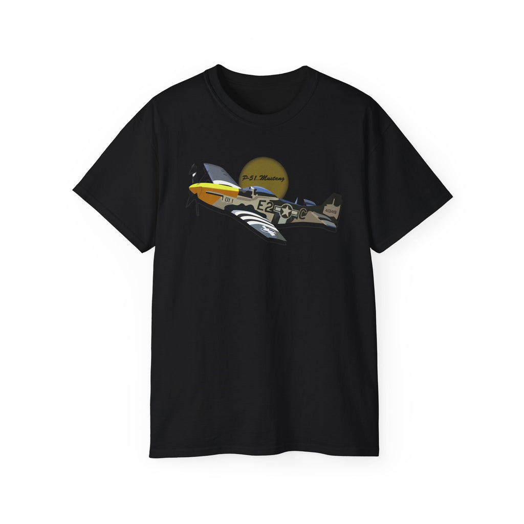 Unisex Ultra Cotton Tee - Army Air Corps P-51 Mustang wo AAC X 300