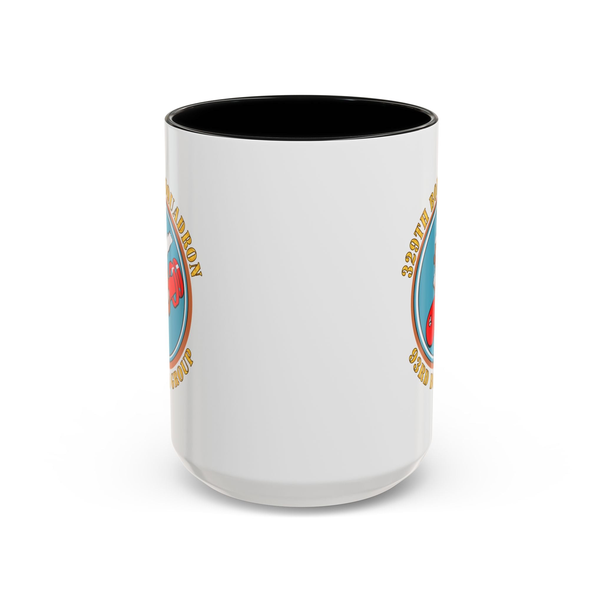 Accent Coffee Mug - AAC - 329th Bomb Squadron,93rd Bomb Group - WWII - USAAF