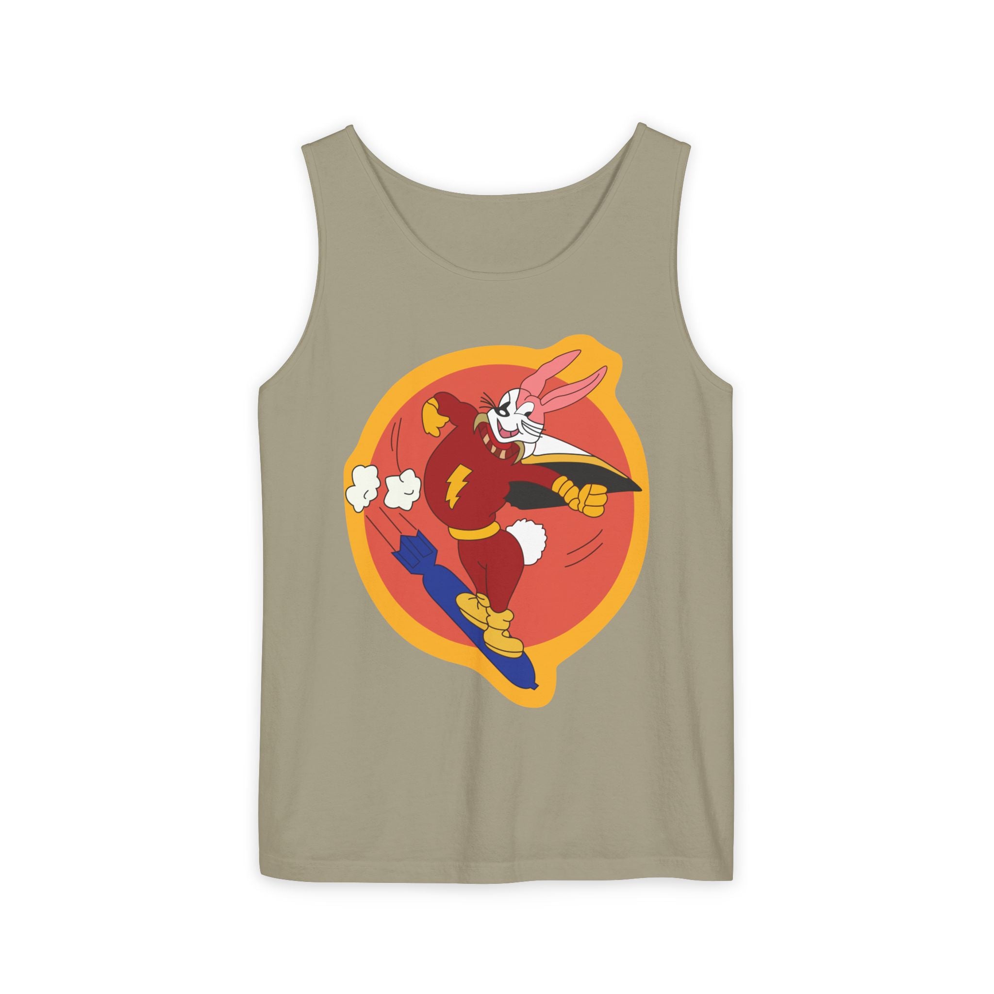Unisex Garment-Dyed Tank Top - ACC - 715th  Bombardment Squadron wo Txt X 300