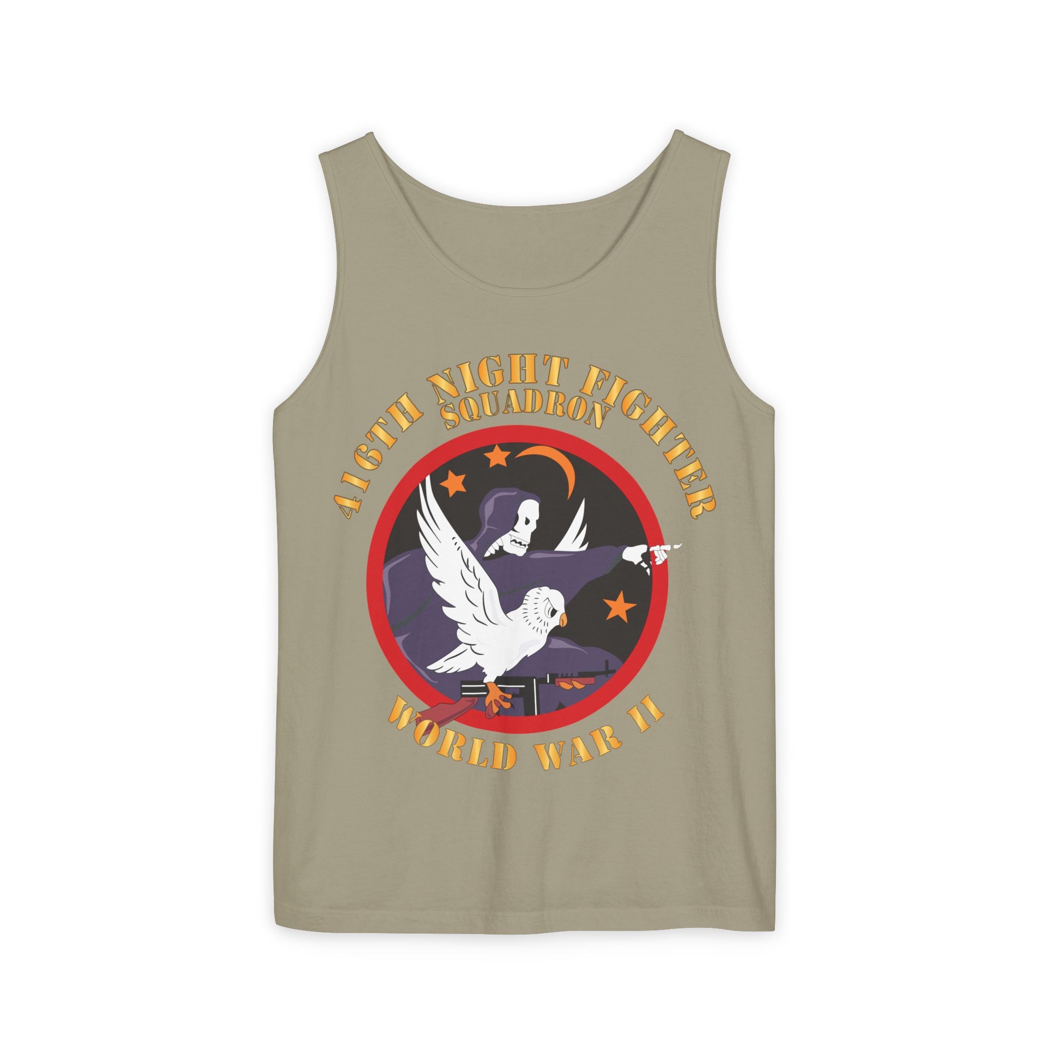Unisex Garment-Dyed Tank Top - AAC - 416th Night Fighter Squadron - WWII X 300