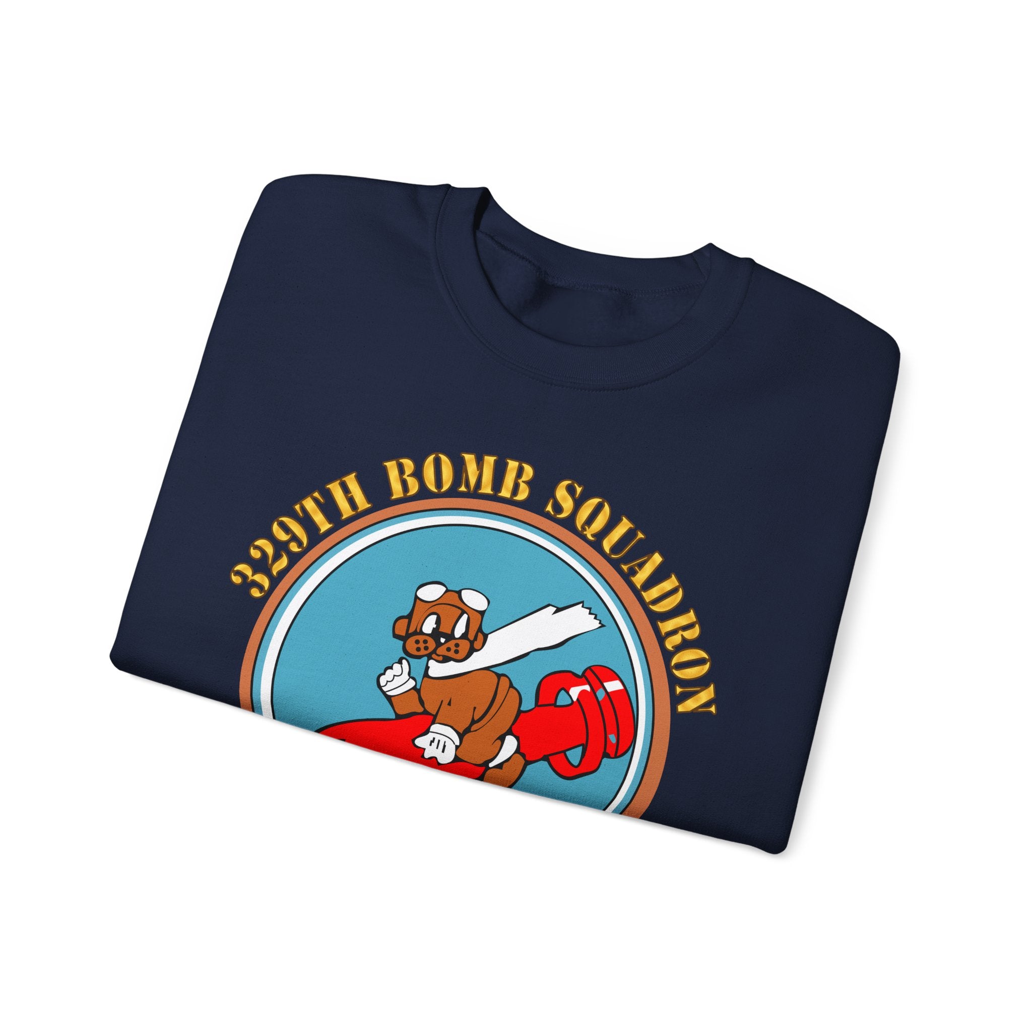 Crewneck Sweatshirt - AAC - 329th Bomb Squadron,93rd Bomb Group - WWII - USAAF